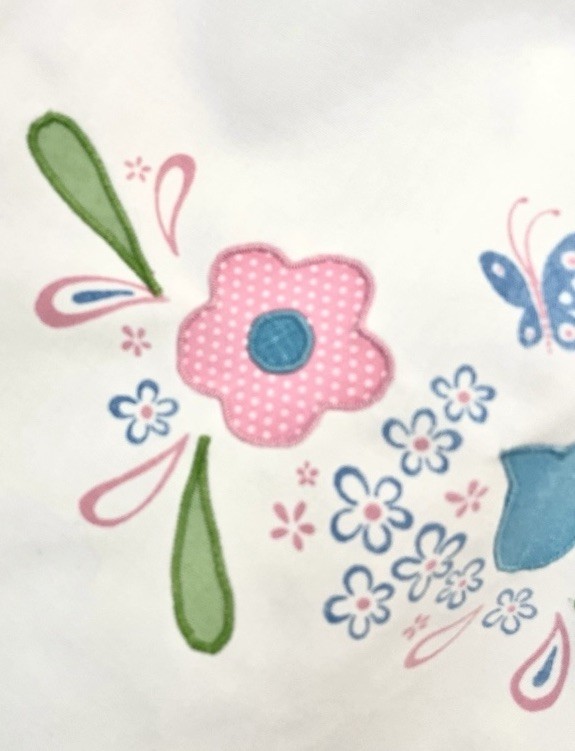 1960s Vintage Wrap Skirt Flowers A-line Pocket XL Knee-length Haphazard
