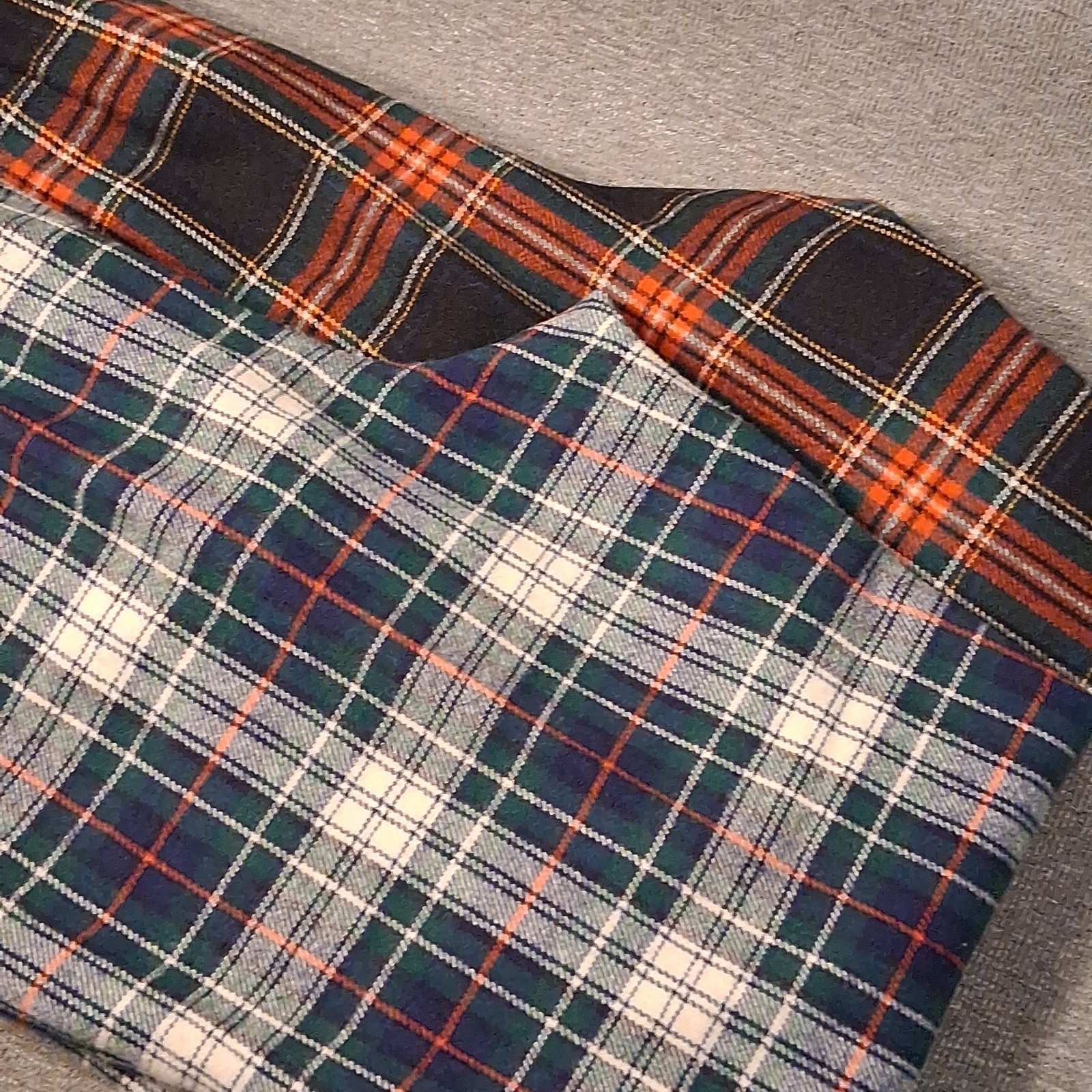 Vintage Pendleton Wool Plaid Pants Lot TLC Damaged Upcycle Crafts Fabric