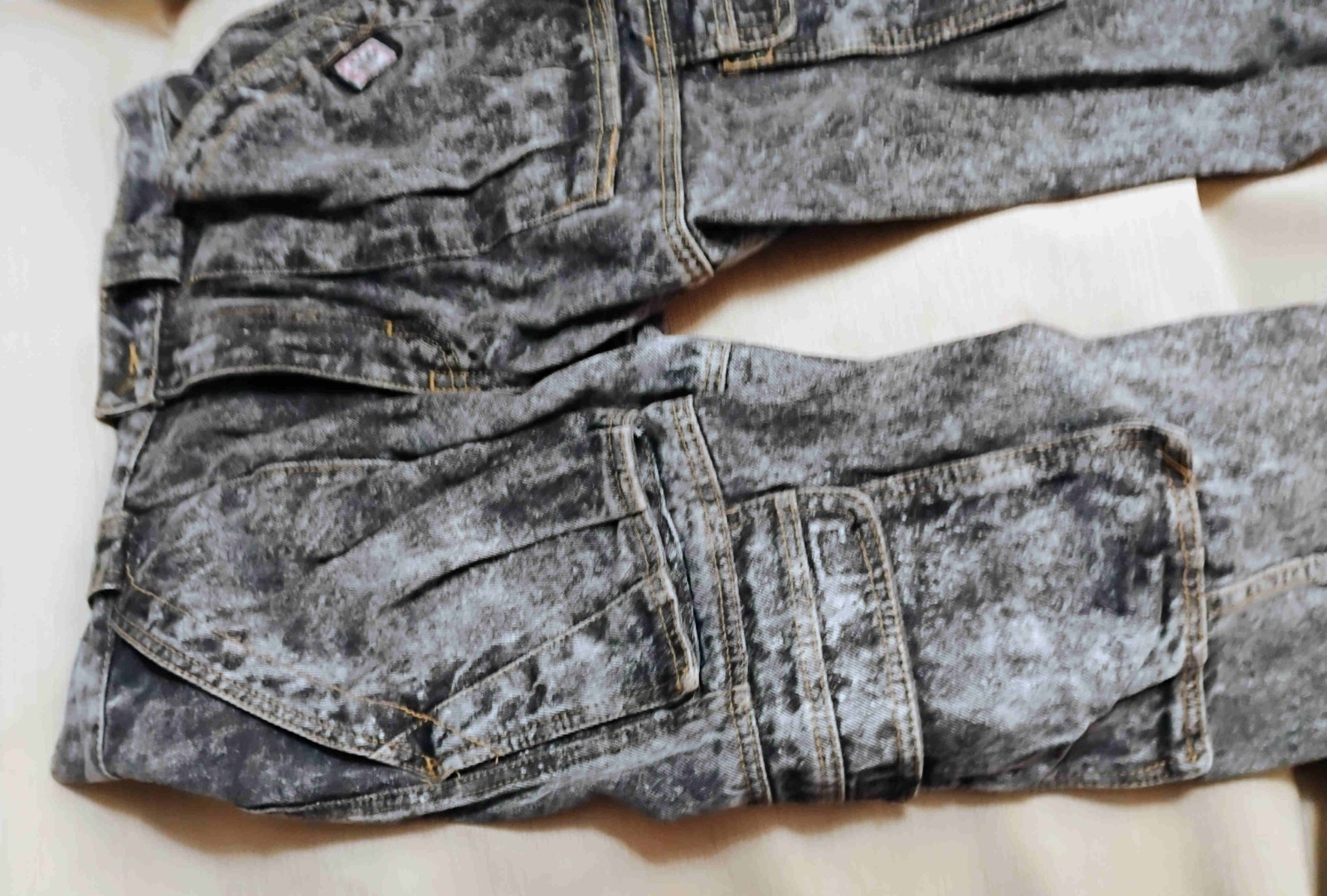 Vintage AJ’s Black Acid Wash Jeans Women’s 31 / 11 Long outer seam