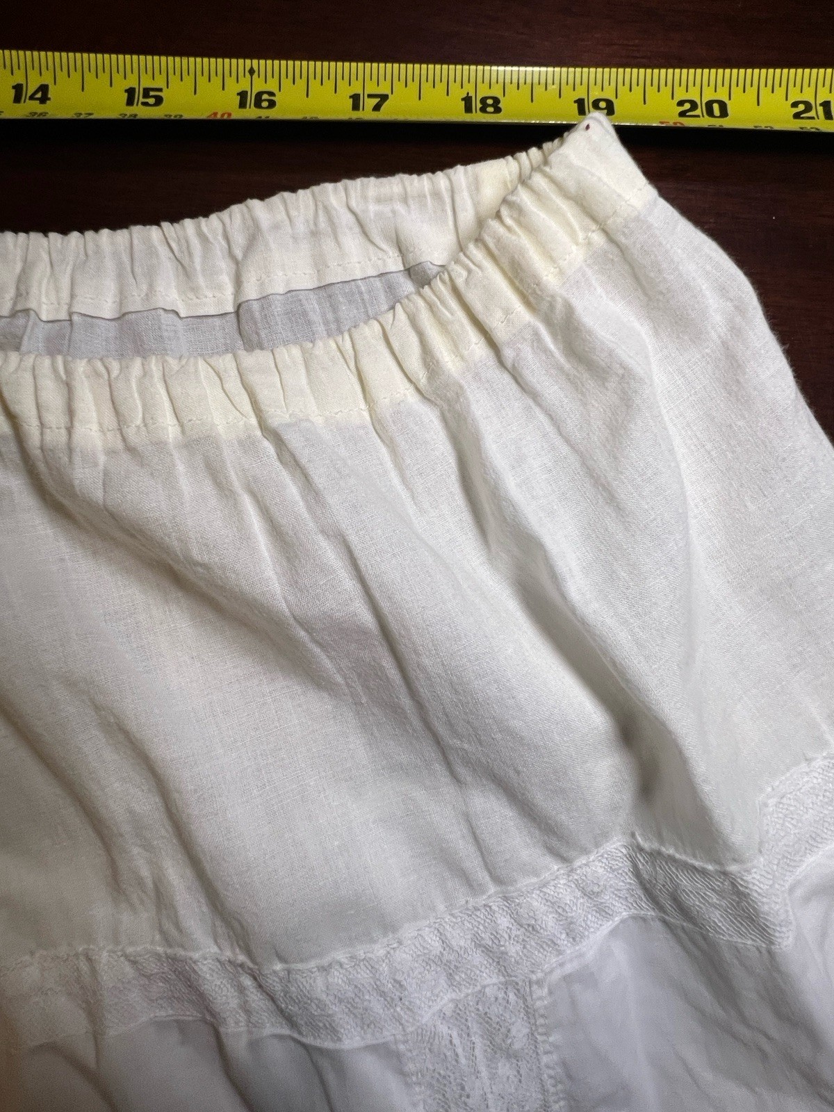 Vintage Antique Lot Of 3 Half Slips (2) & Full Slip (1) – White Cotton & Lace