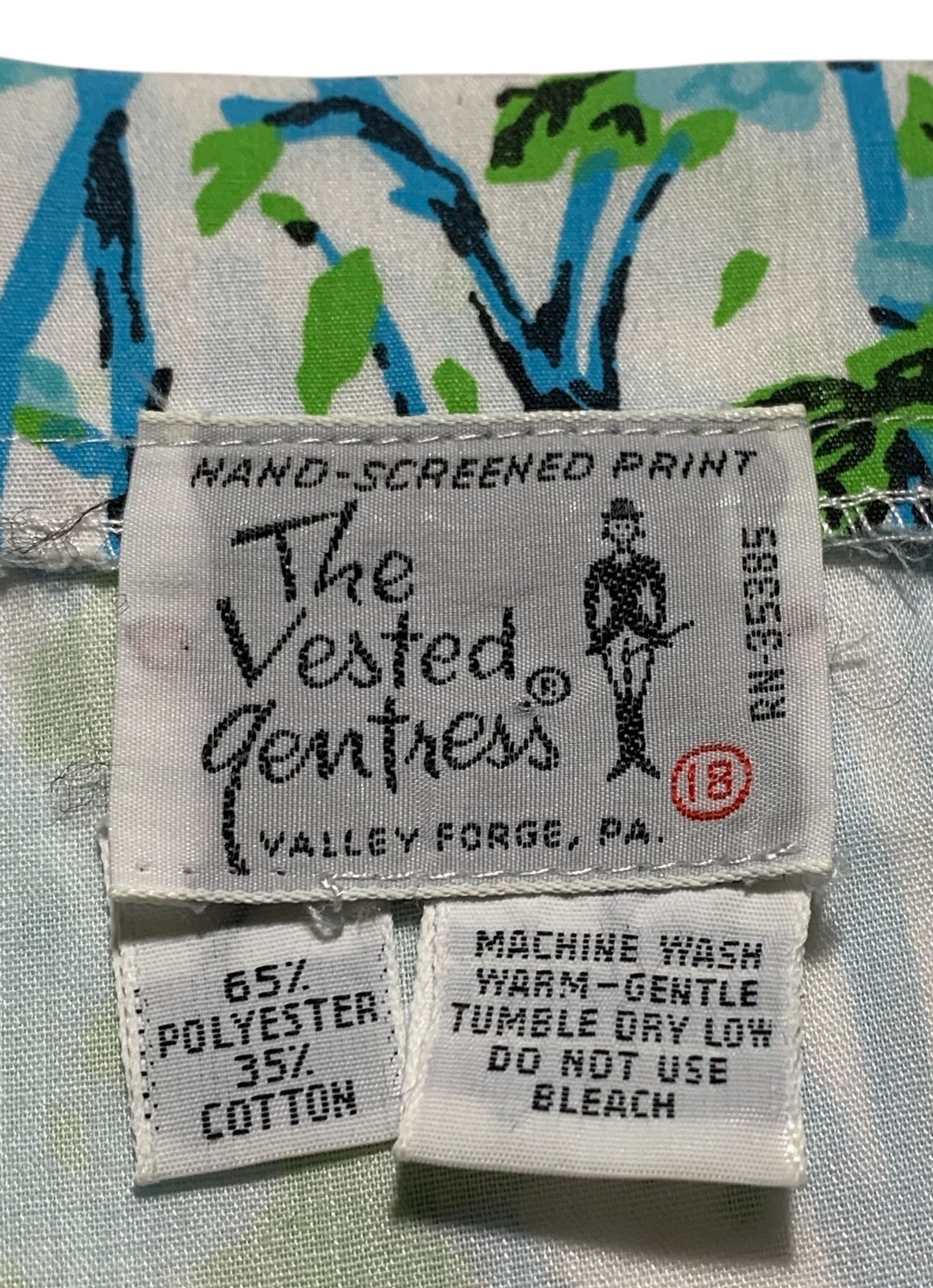 VESTED GENTRESS Vintage 70s/80s Women’s Floral + Vine Print Skirt – Sz L