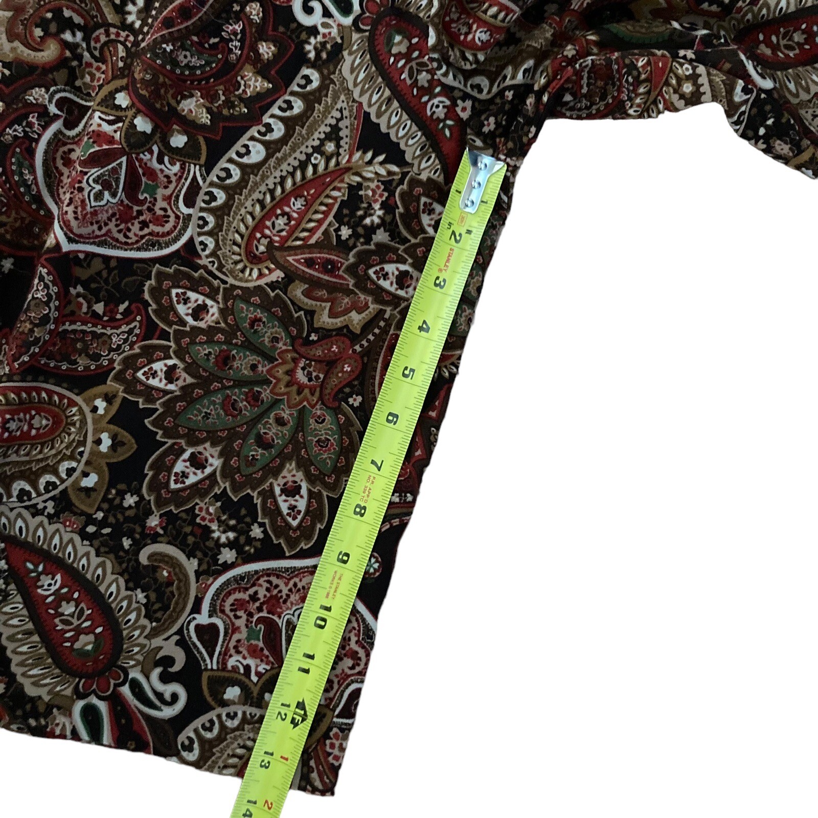 Vintage BRIGGS New York Cropped Button Up Jacket Sz PM Shoulder Pads Grannycore