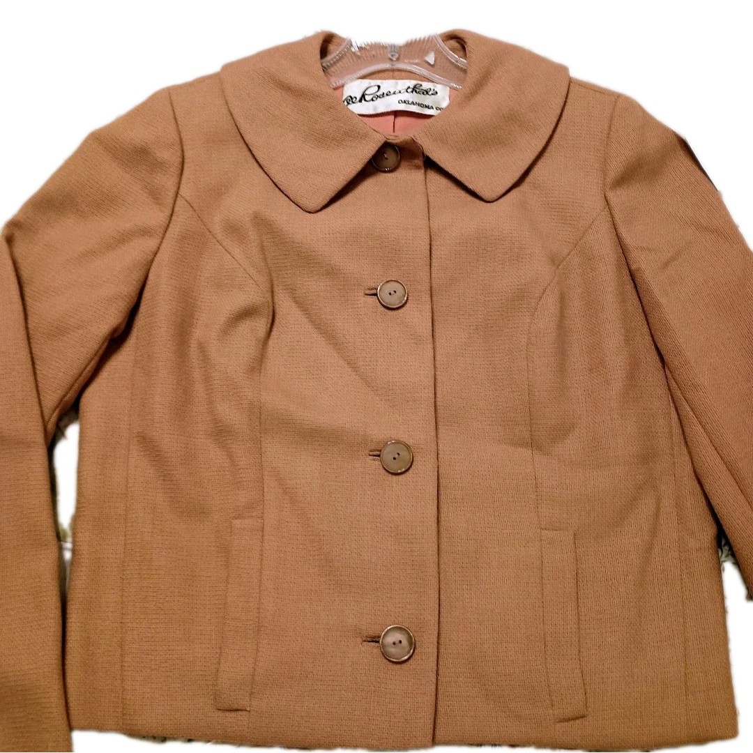 VTG 1940s 50’s Ramsay New York Camel Wool Jacket Al Rosenthal’s OKC MINT!