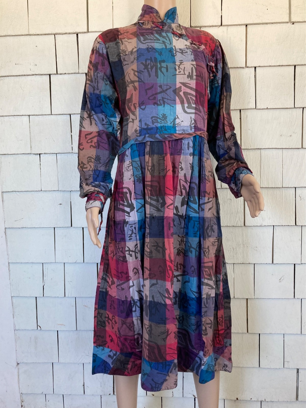 Vintage PHOOL Boho Cottagecore Cotton Dress Size Medium