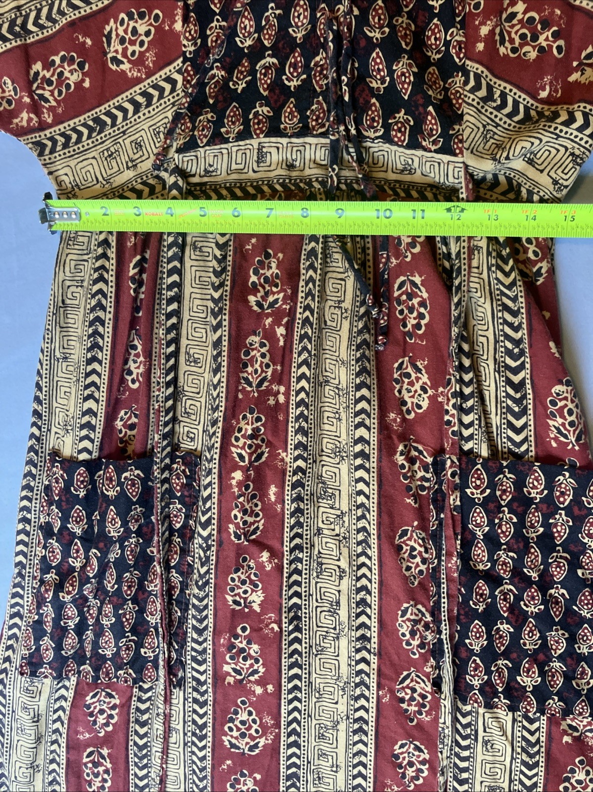 True Vintage 1970s Terri Juniors California Prairie Boho Dress Juniors 13