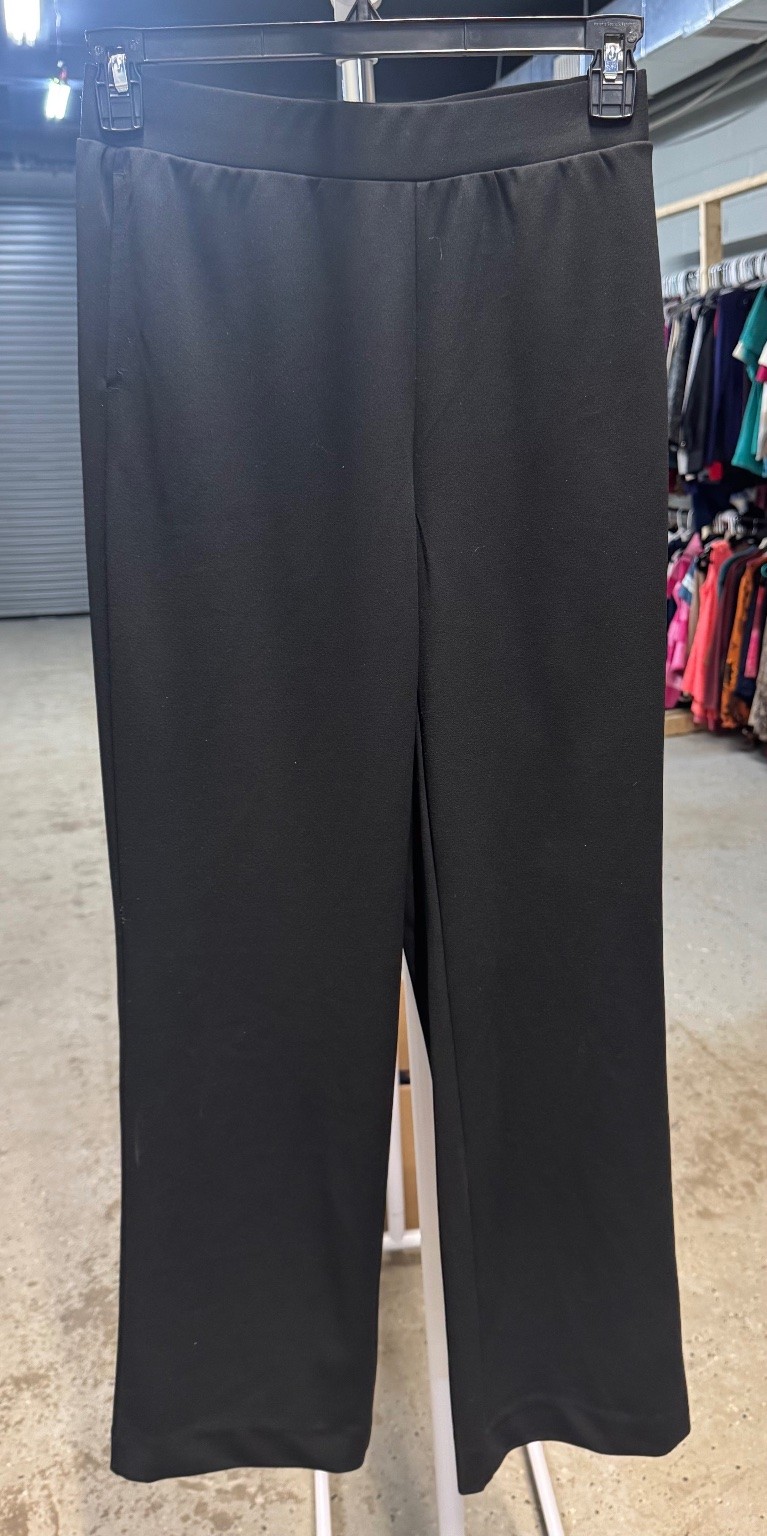 DA3295 ISAACMIZRAHILIVE! Womens Pants US 1X Black Made in Egypt