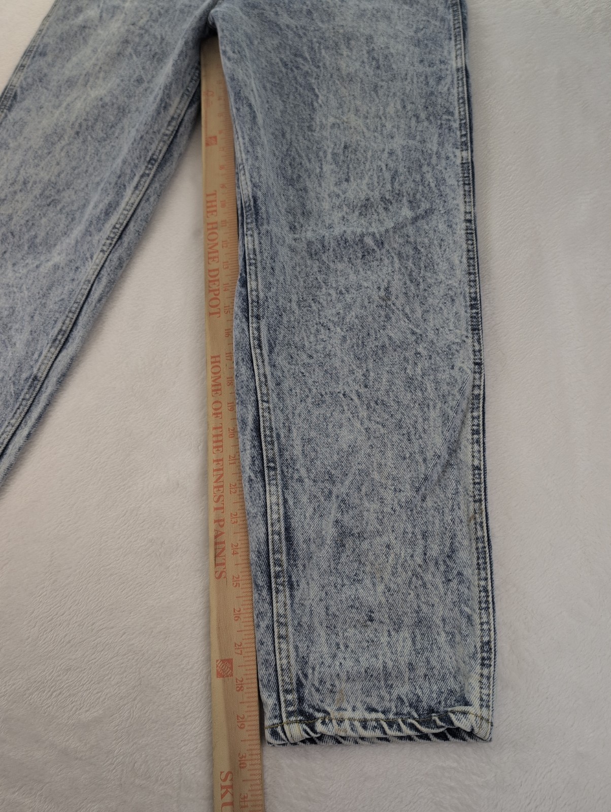 VTG Lee Riders Acid Wash High Waisted Relaxed Fit Tapered Mom Jeans Sz 14 M