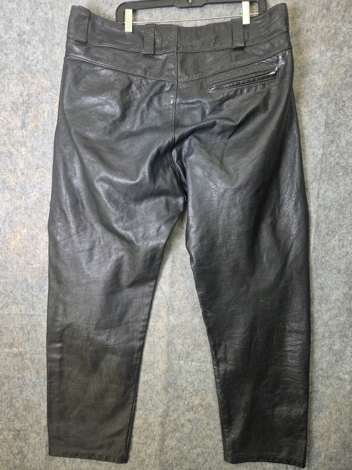 Vintage Brooks Leather Sportswear Black Pants Motorcycle Detroit 40×30