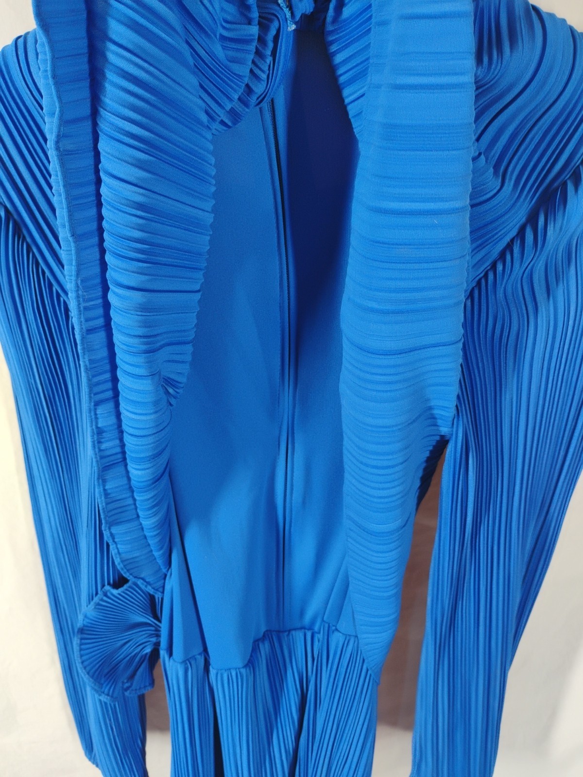 Vintage 80s Mister Jay Women’s MEDIUM Blue Dress Long