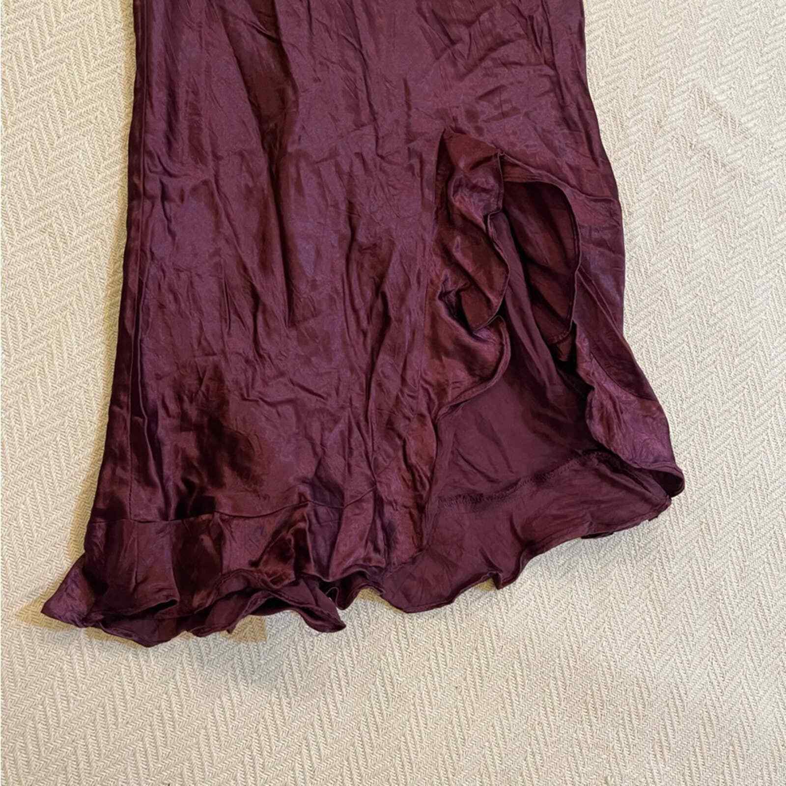 Breakin Loose Vintage Y2K Dress Deep Plum Color Size 7/8 Womens NWT