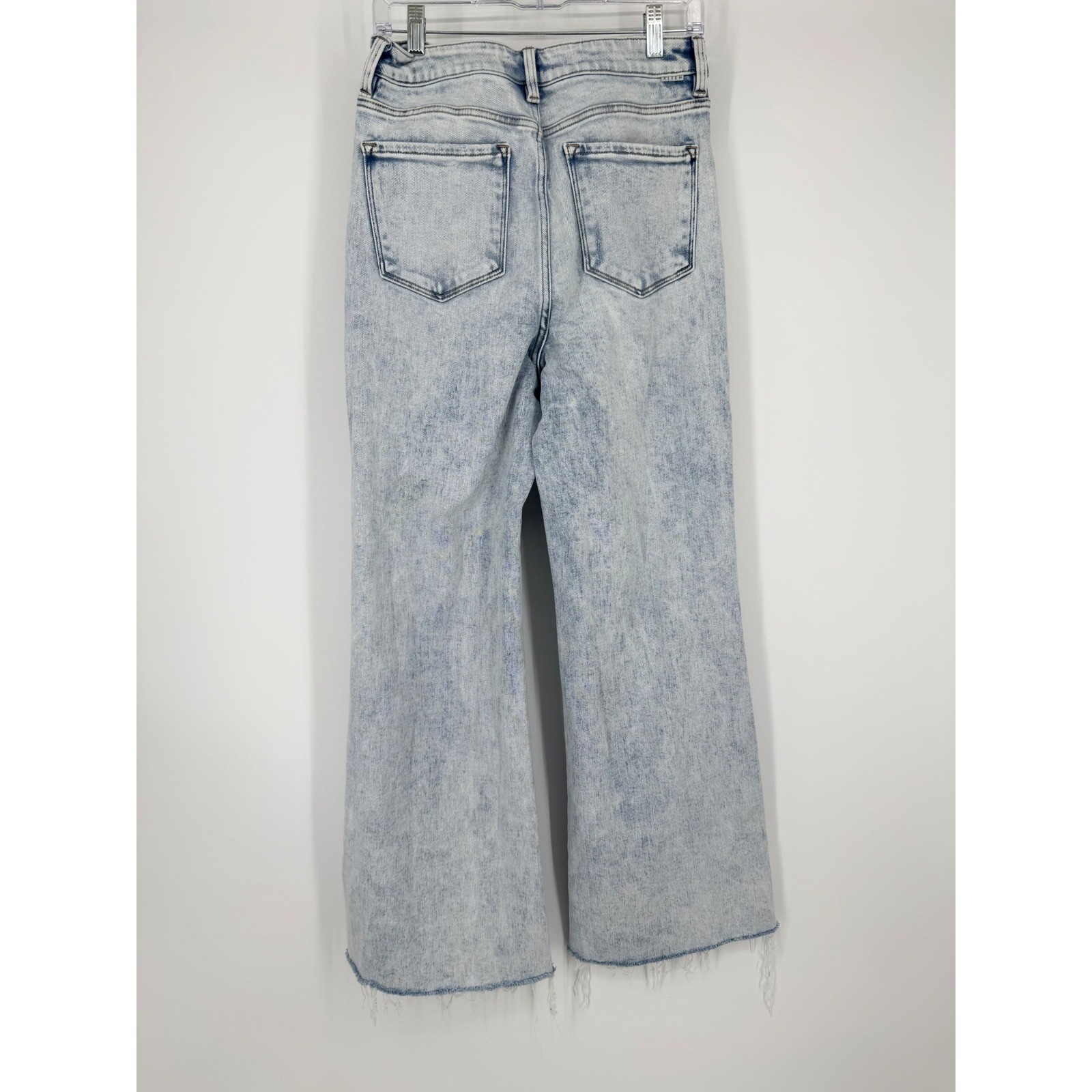 Risen Women Jeans 11 30 Distressed Wide Leg Y2K Boho Festival Country Western