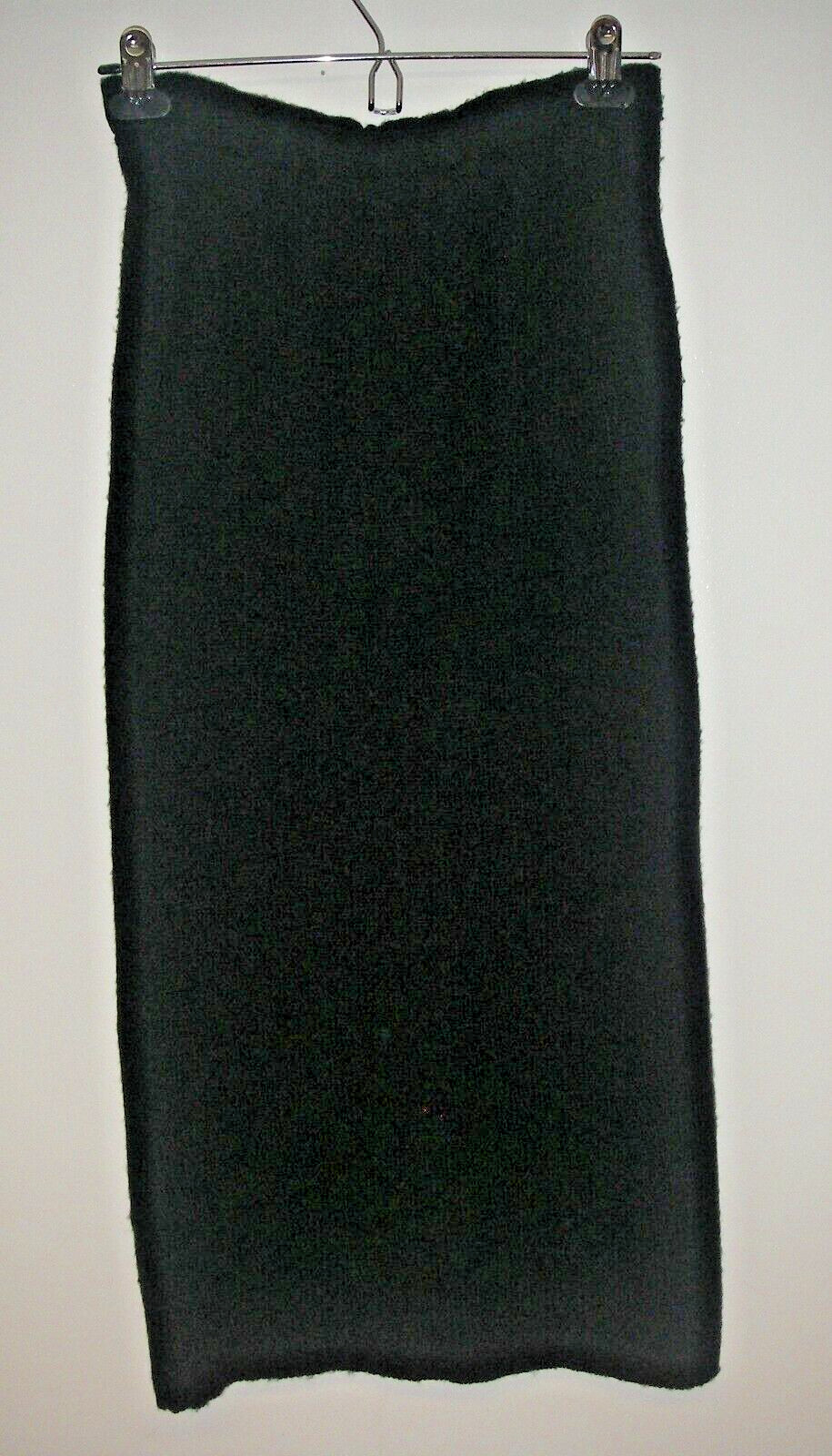 Gladys Bagley Vintage 70s Black Knit Midi Pencil Skirt Women’s Small S VTG