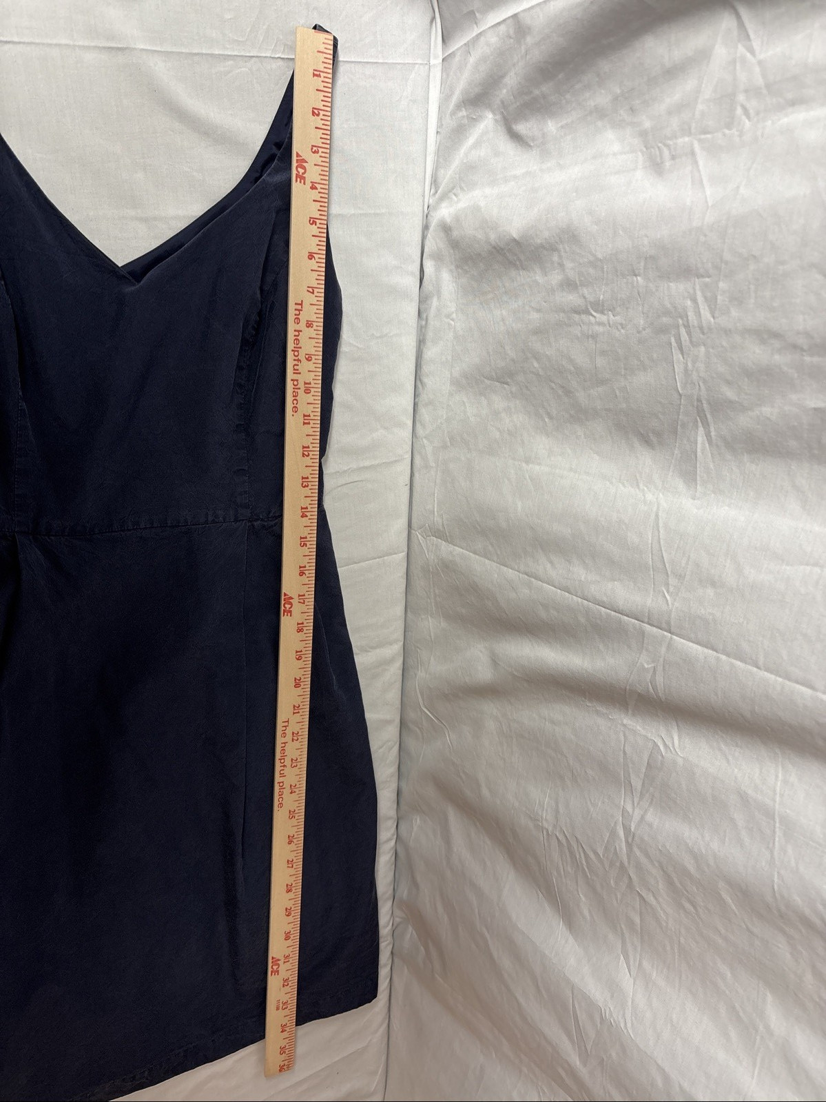 Vtg Ann Taylor Sleeveless Cocktail Dress Women’s Size 4 Blue 100% Silk Shell Zip