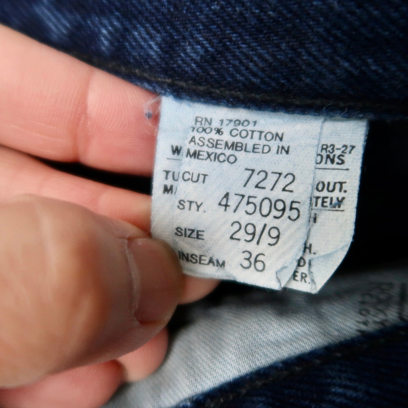 Rocky Mountain Clothing Co Vintage Western Jeans Dark Wash High Waist 29/9 x 36