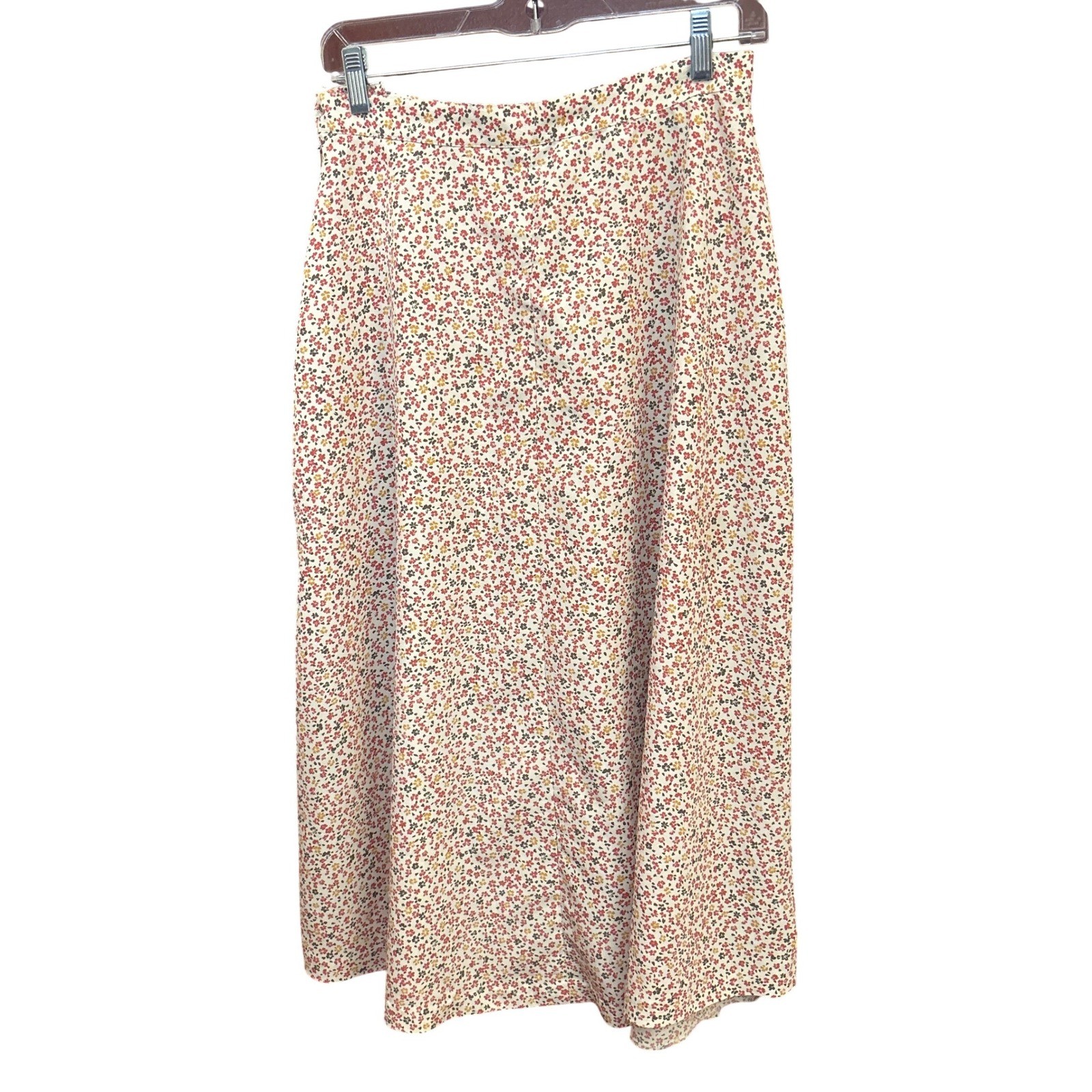 Vintage 90s Retro Rena Rowan Saville Midi Skirt Cottagecore Grandmacore Floral