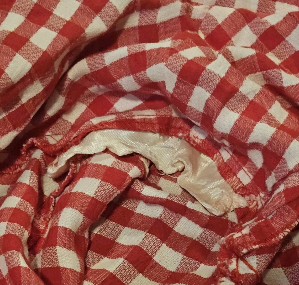 Vintage Red And White Checked Blazer The Outsider Happy Legs Inc Womens Retro
