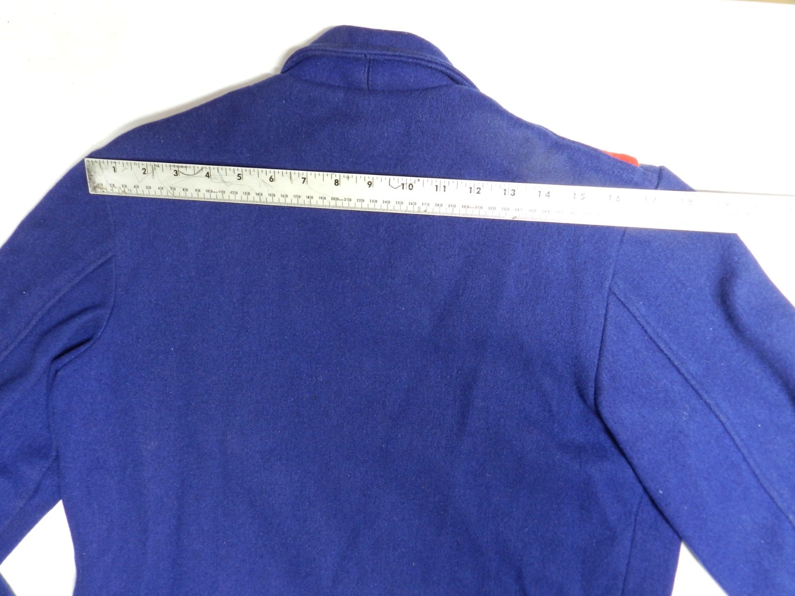 Vintage 1966 High School Letterman’s Jacket Red & Blue Wool Ladies Size 16