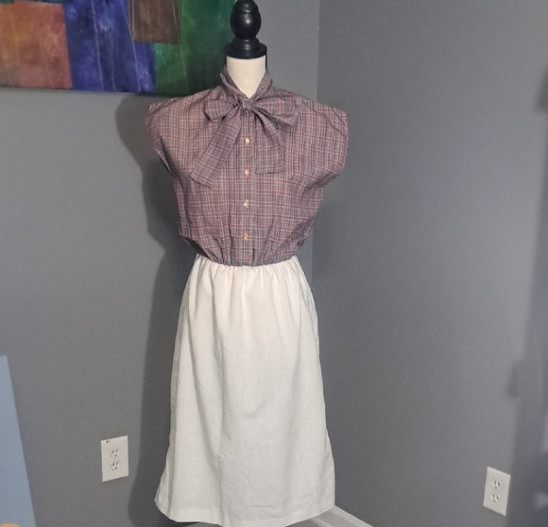 Vintage 1950/60’s Secretary Style Dress Rare Size 14