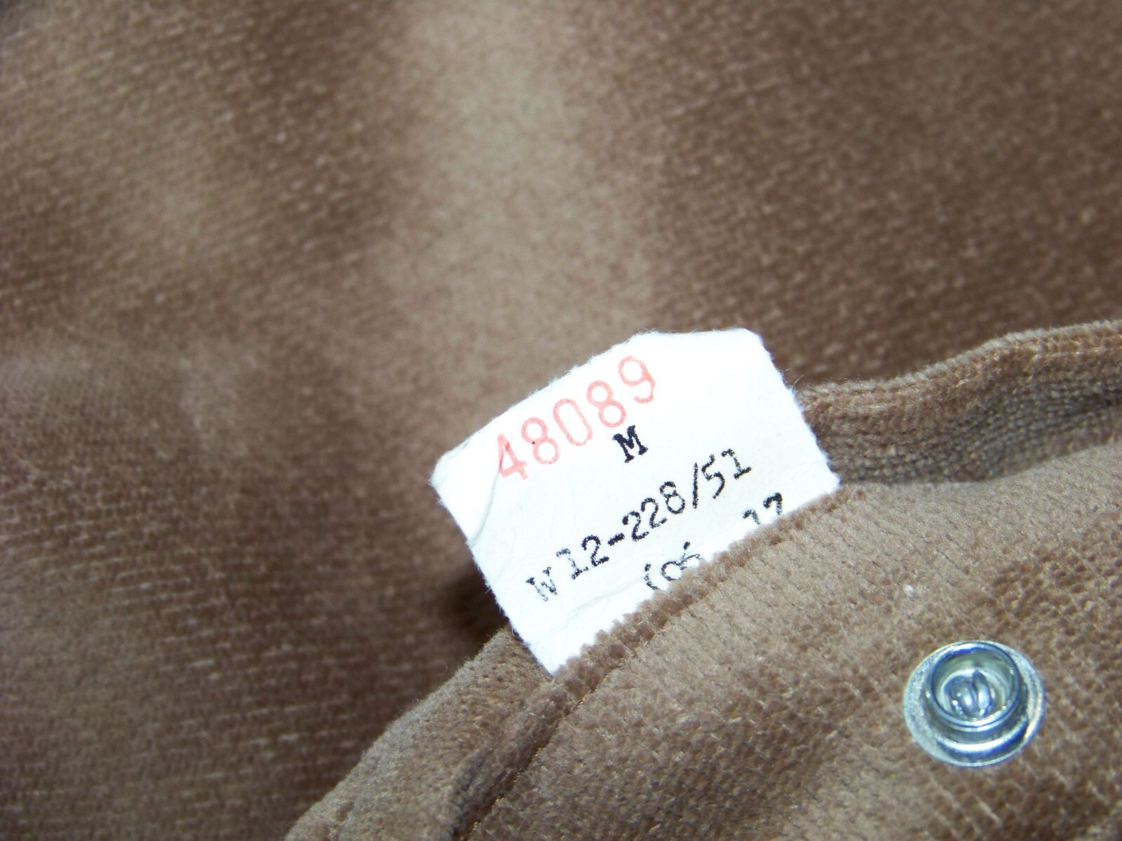 Vintage Westwind Sportswear Plush Lined Coat – M – Zip front