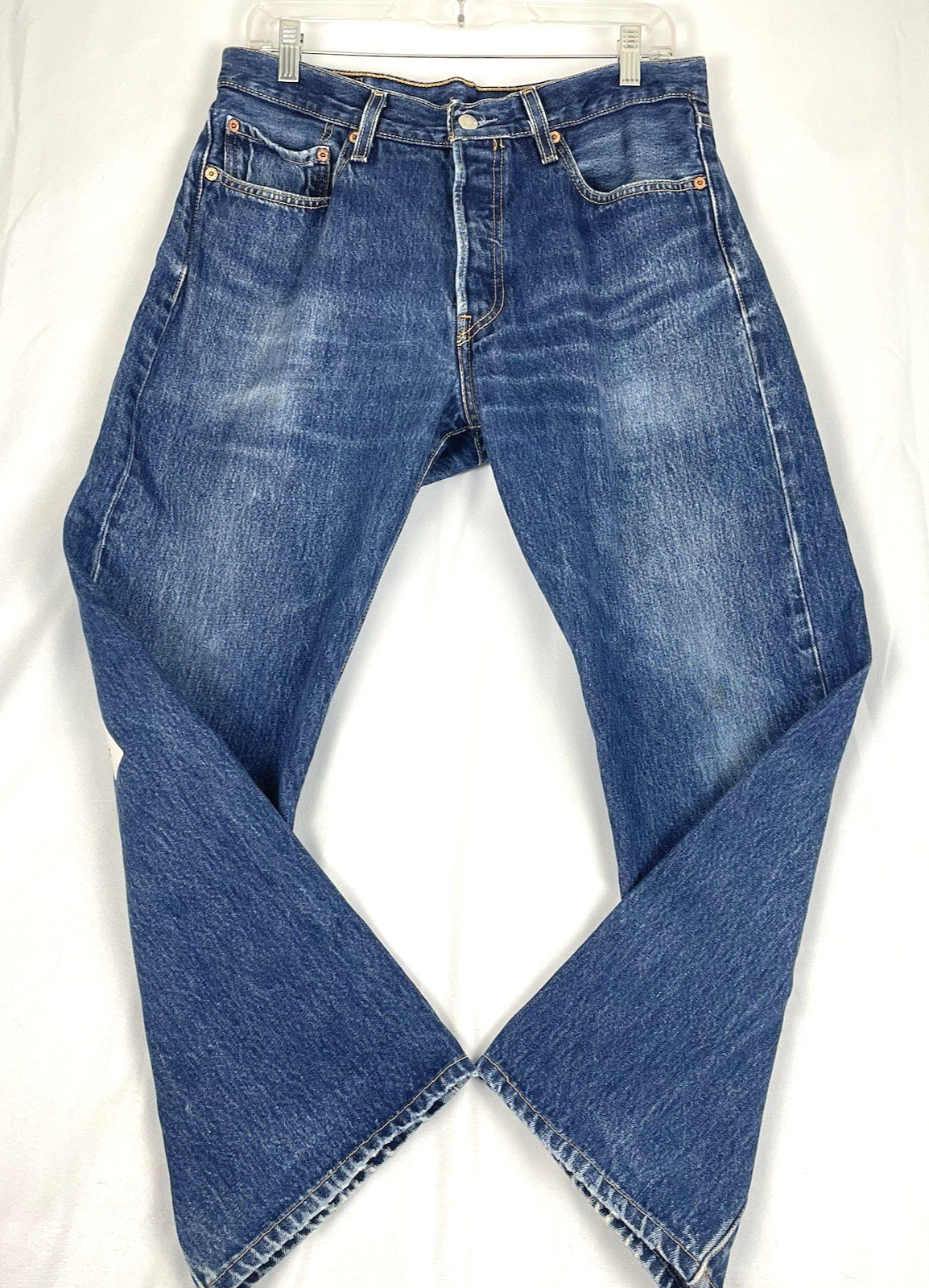 RARE LEVI’S 501 Denim Jeans Button Fly BLANK RED TAG Y2K W33 L30 Vintage