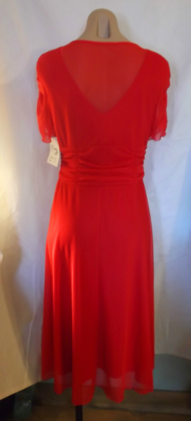 80s Fun Red Dress by D. J. Summers NWT sz S