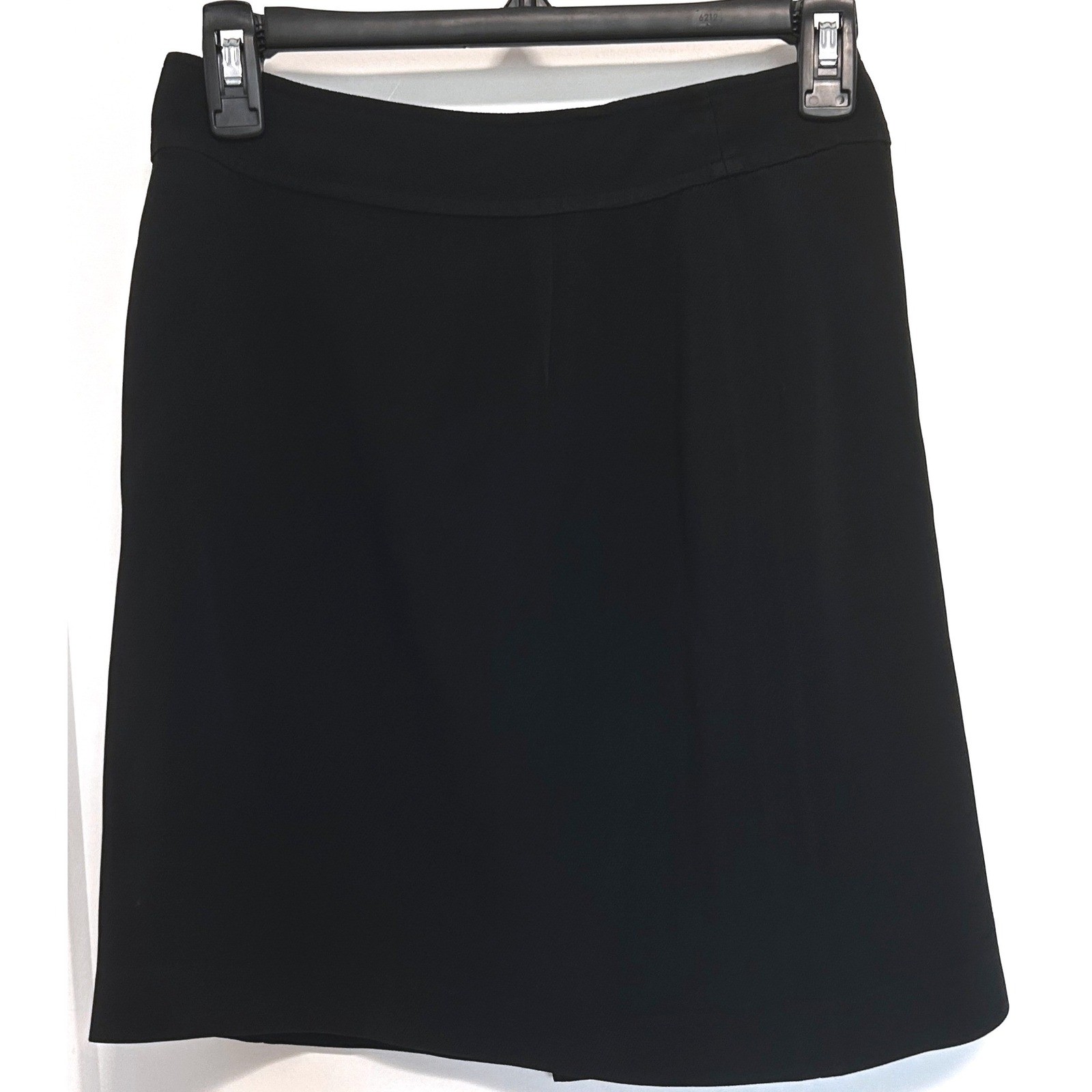 EPISODE women’s black wrap skirt 90s Y2K acetate viscose rayon 2 minimalist 2