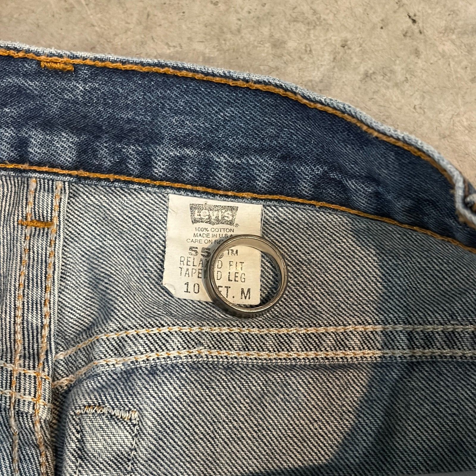 Vintage 90s Levis 550 Jeans Women’s 29×27 Blue Denim Relaxed Fit Tapered Leg