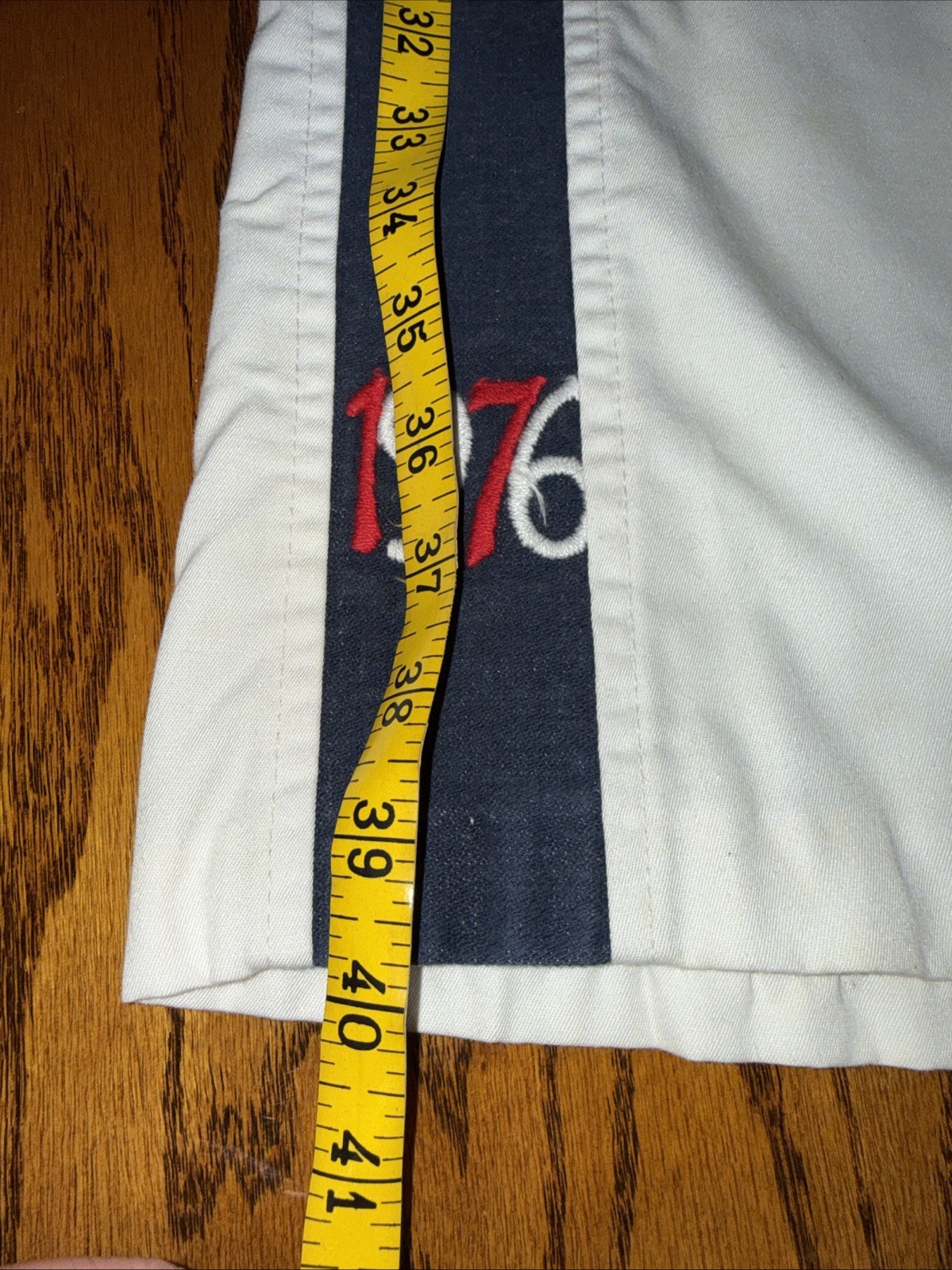 Vtg 70s Bicentennial Bell Bottom Pants 1976 Sailor Button Fly ILGWU Union Made
