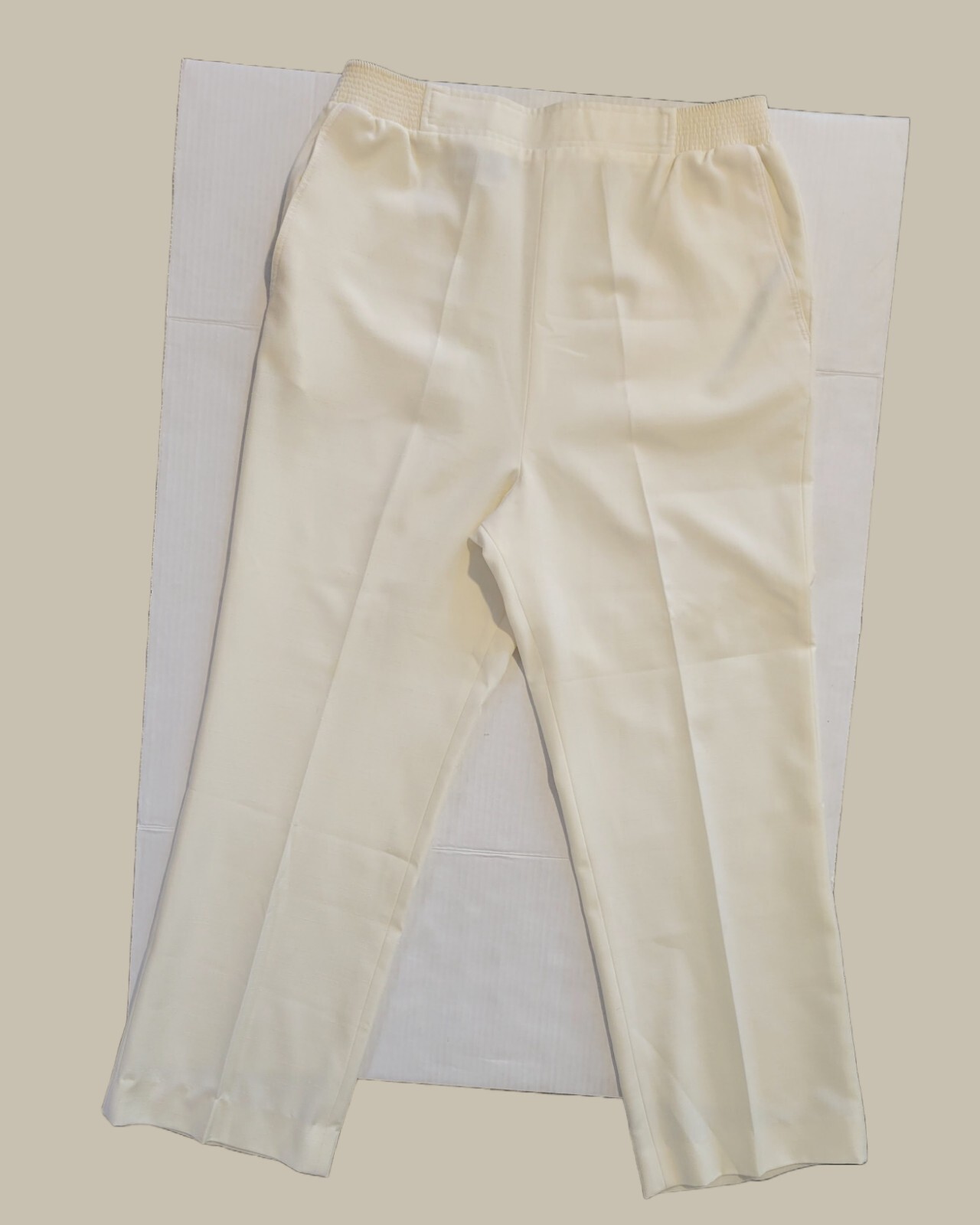 Vtg Dress Pants Size 16 Couture Fabric Polyester
