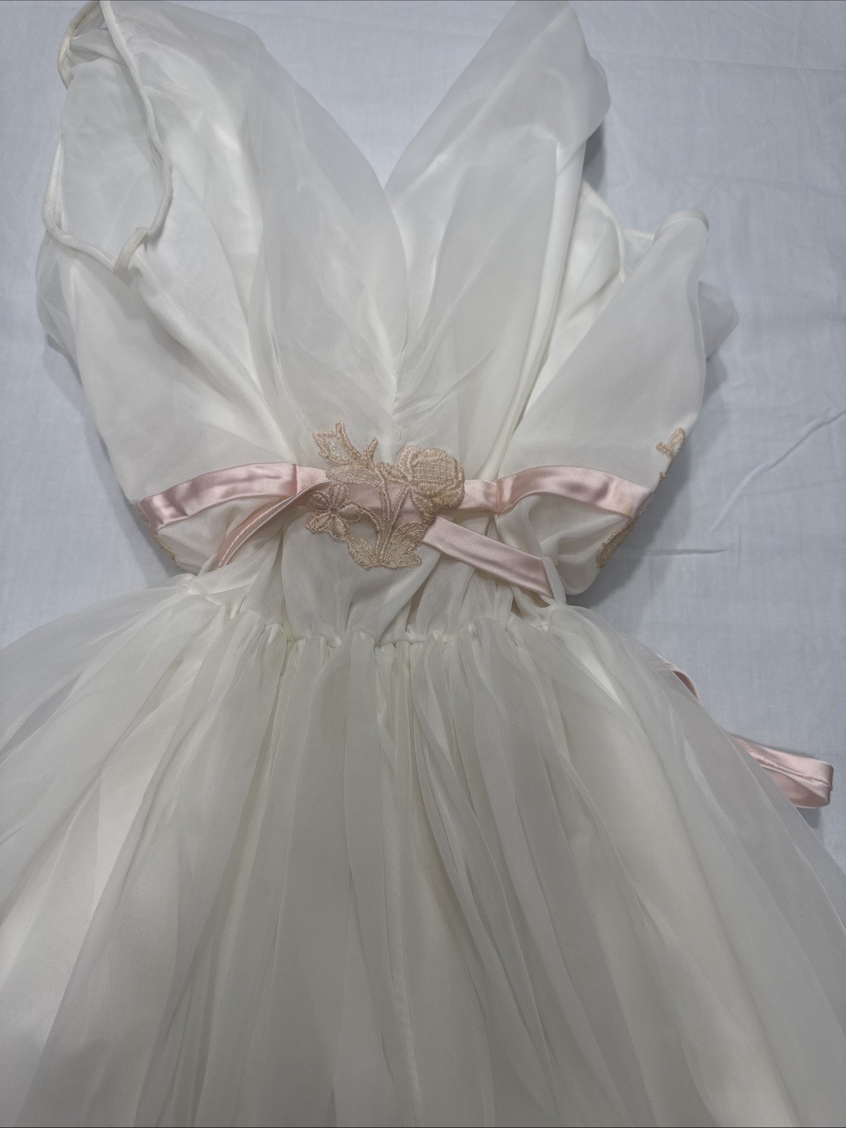 Vintage 1950s Eyeful by the Flaums Sheer Chiffon Nightgown