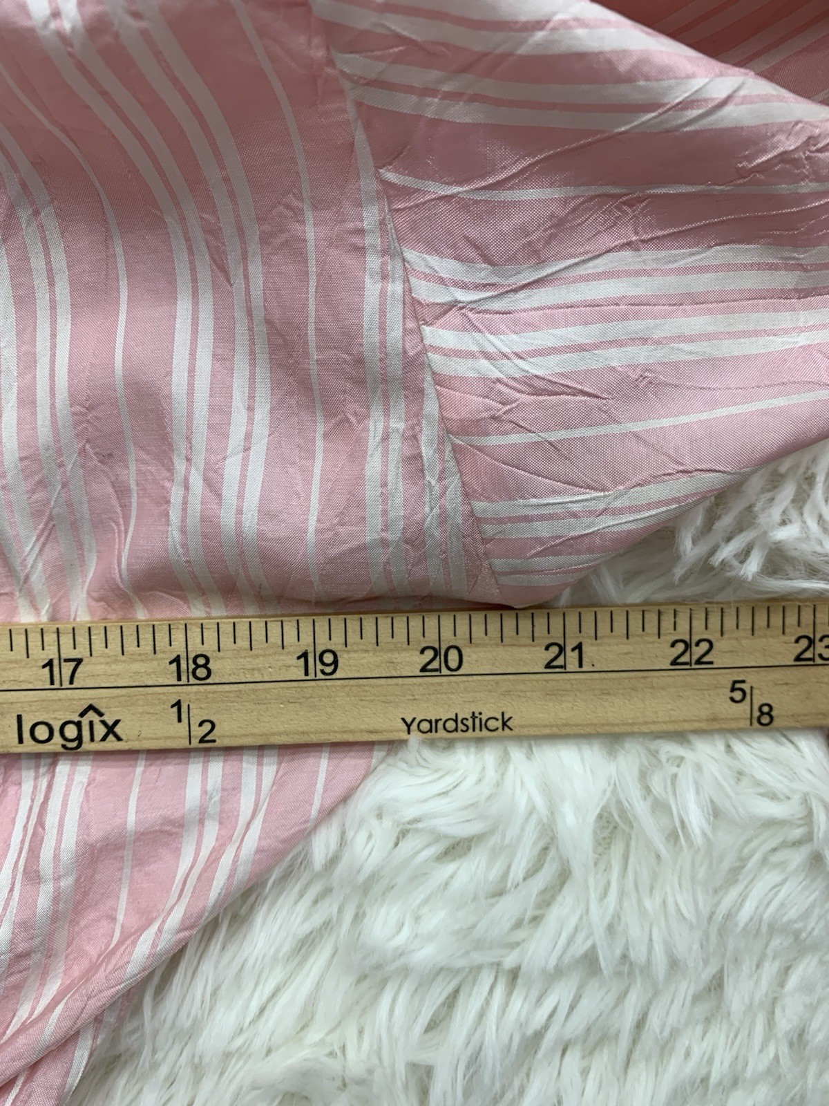 Vintage L Rothschild San Francisco Pink Striped Jumpsuit Pockets Collared Sz 12