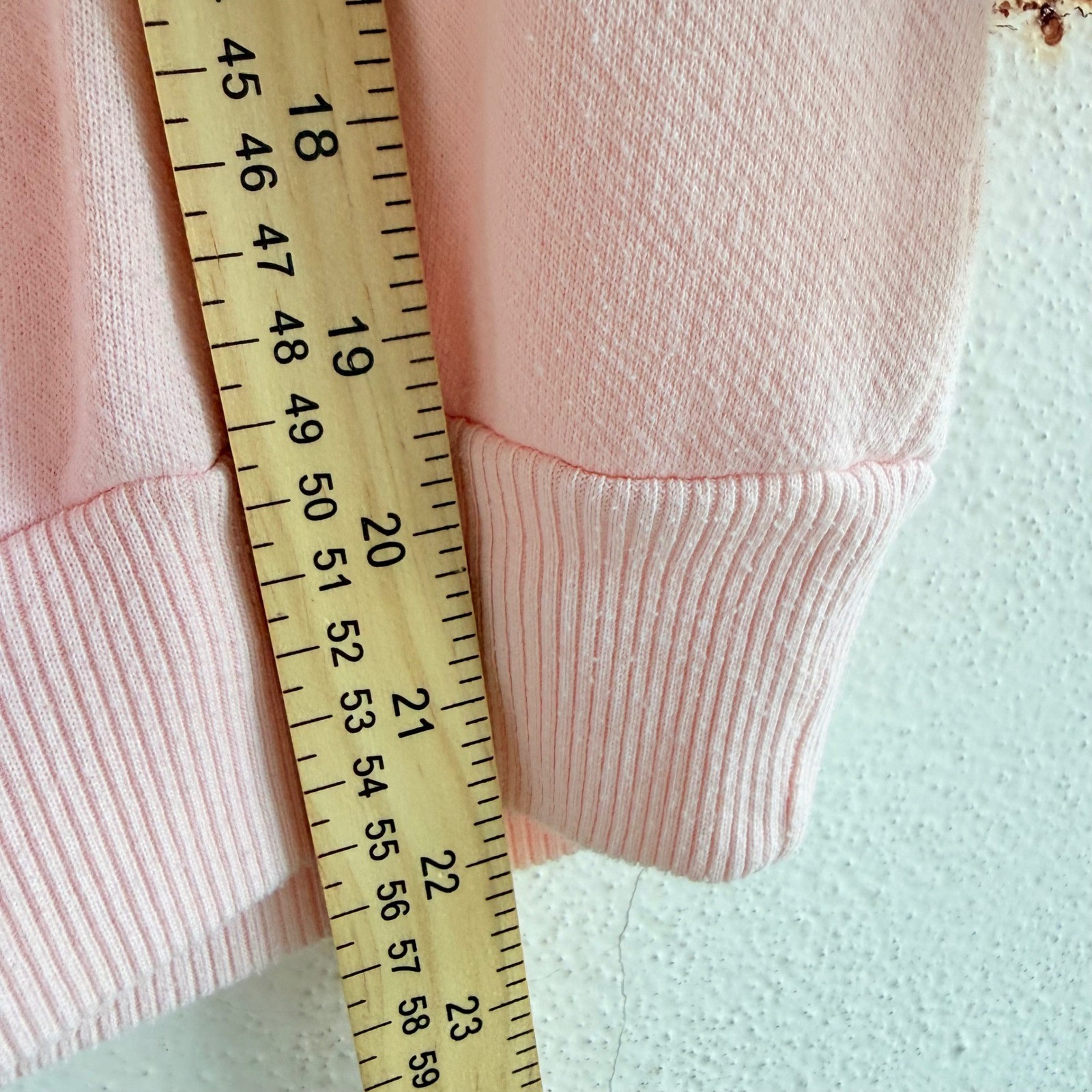 Vrtg 80s Sweatshirt Beldoch Popper Shawl Collar Pink Pullover Preppy Fleece S
