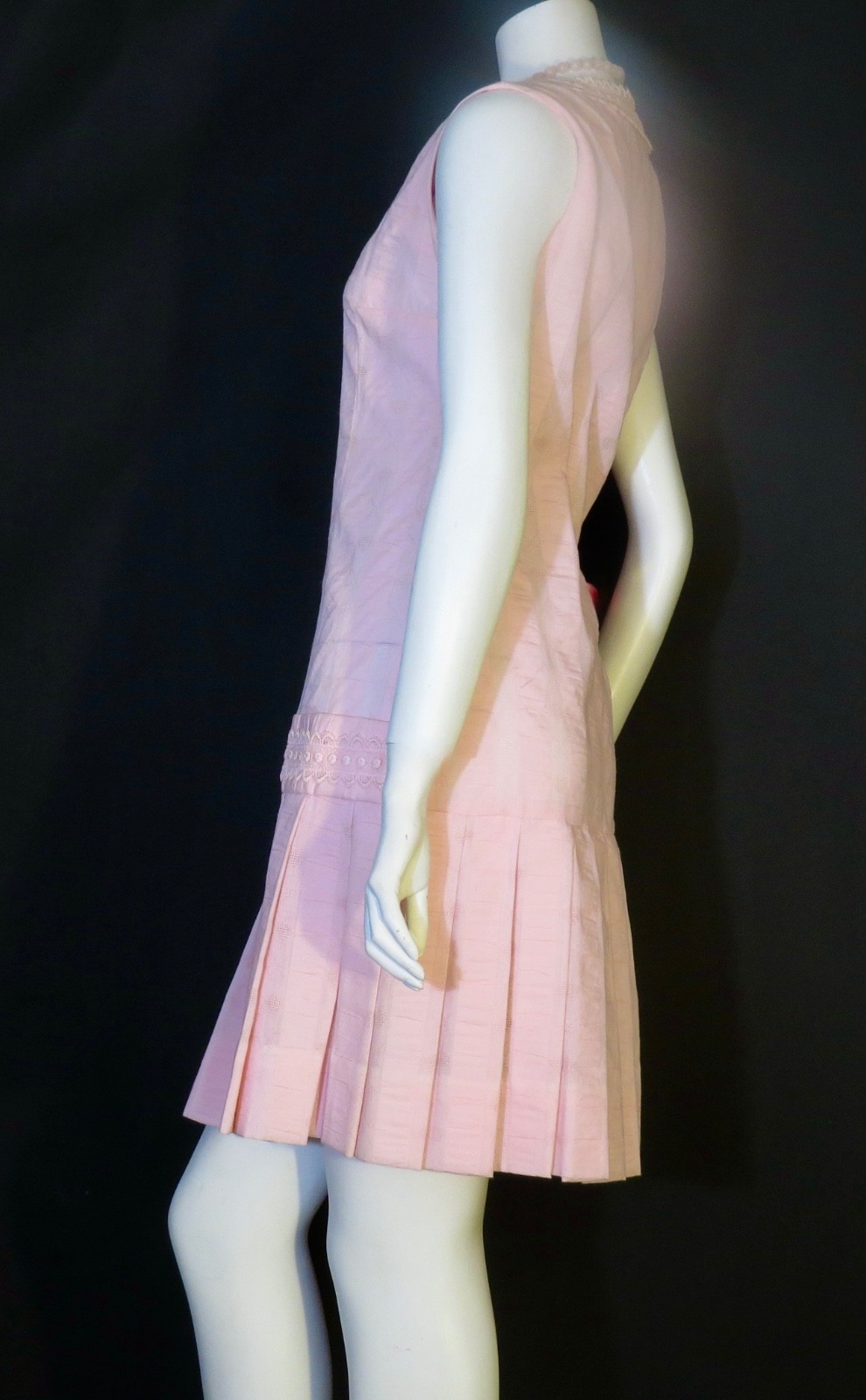Pretty in Pink Vtg L’Aiglon Original 1960’s Dress M/L