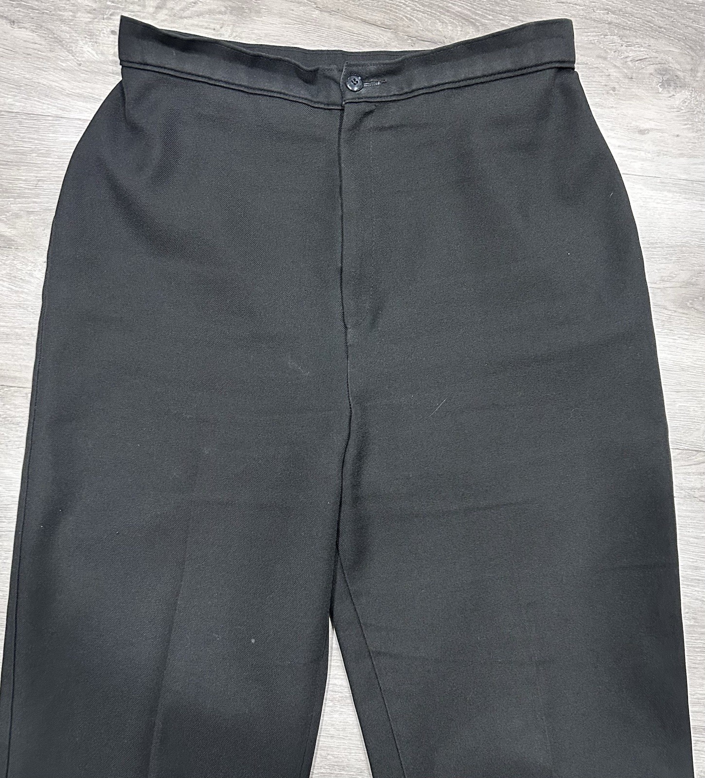 Levi’s Bend Over Pants Womens 14 Black High Rise Straight Leg Made In USA VTG