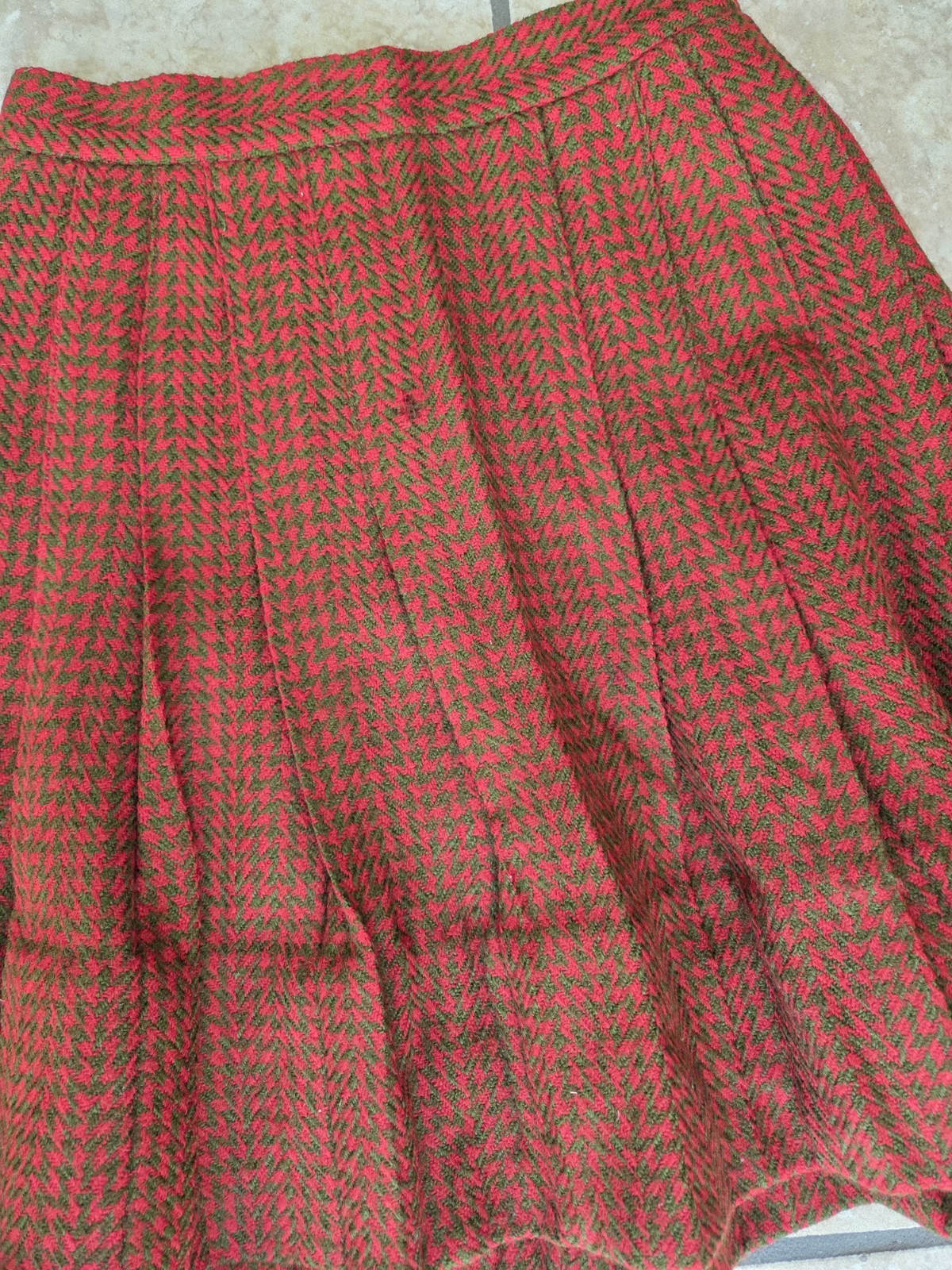 Vtg Lot of 15 1950’s 1960s SKIRTS Wool/Cotton/Straight/Pleated Plaid/Solids ASIS