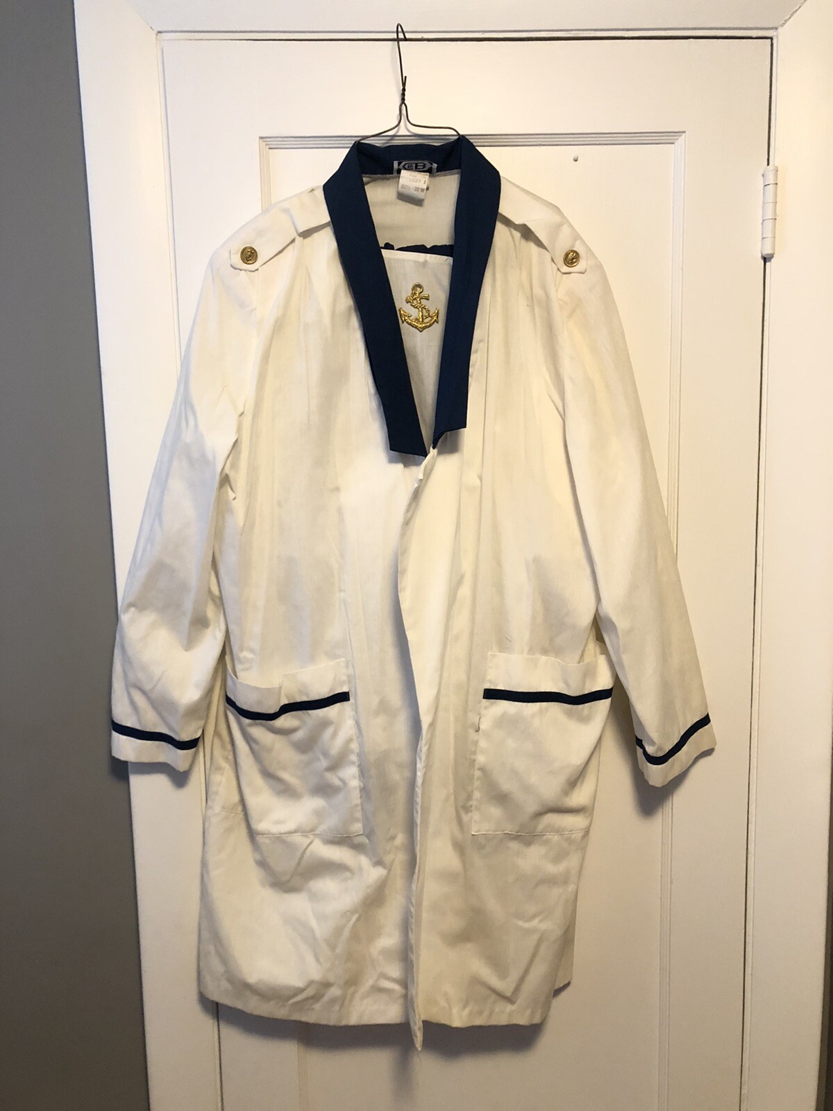Vintage WWII WW2 Navy Era Style Nurse Doctor Uniform Costume? USA Made Sz 22W