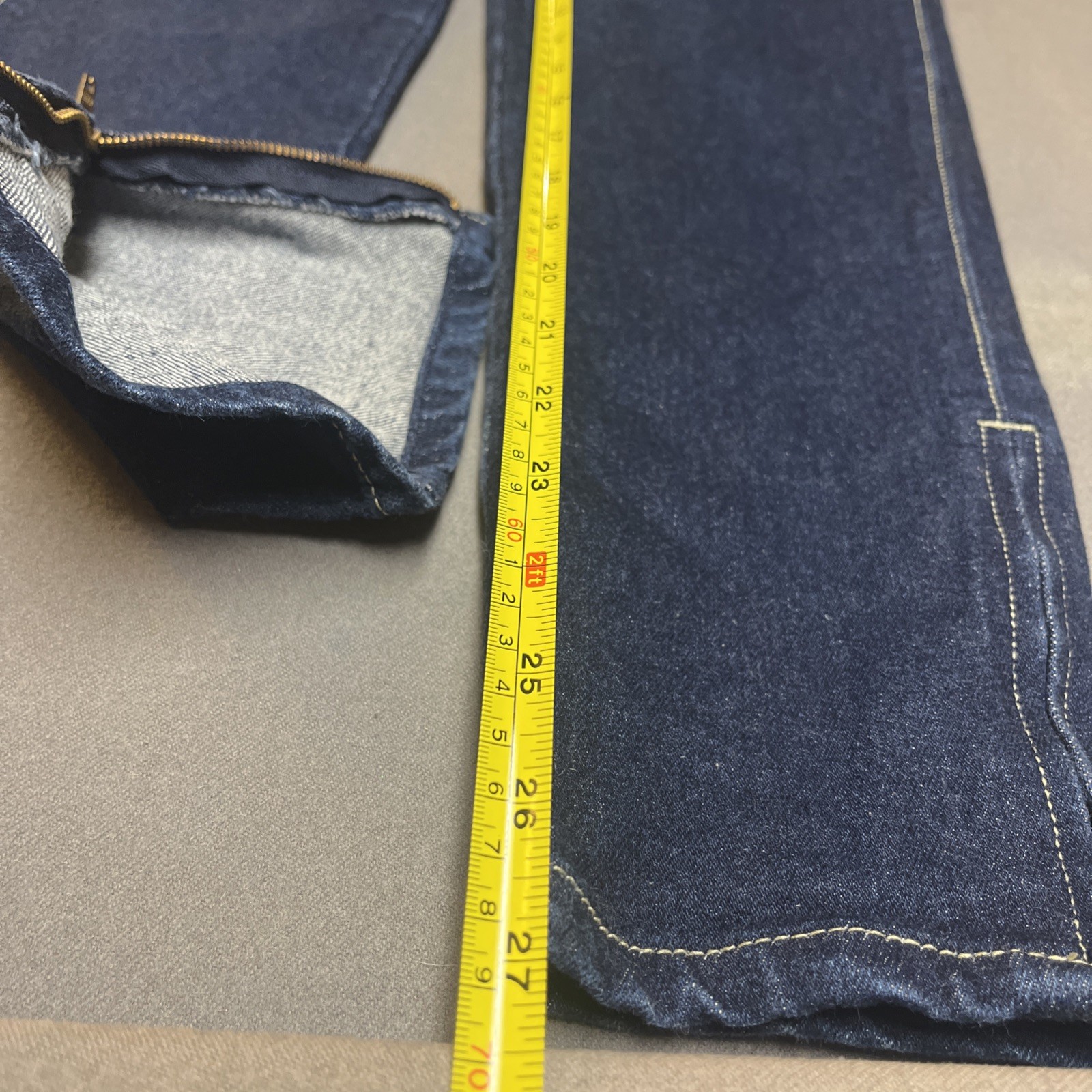 Vintage Sasson 70s Contrast Stitch Jeans Size 11 Juniors