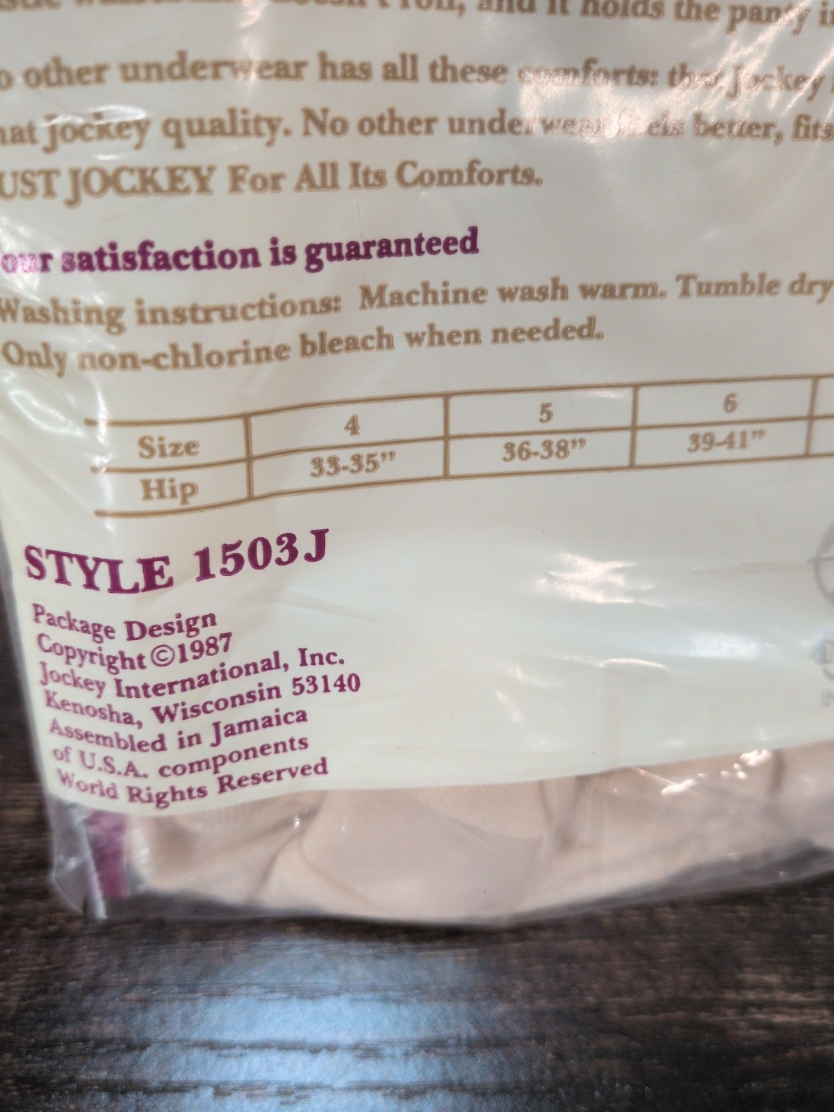 Jockey For Her Vintage Hipster Size 4 100% Cotton (3) Count Mixed Colors