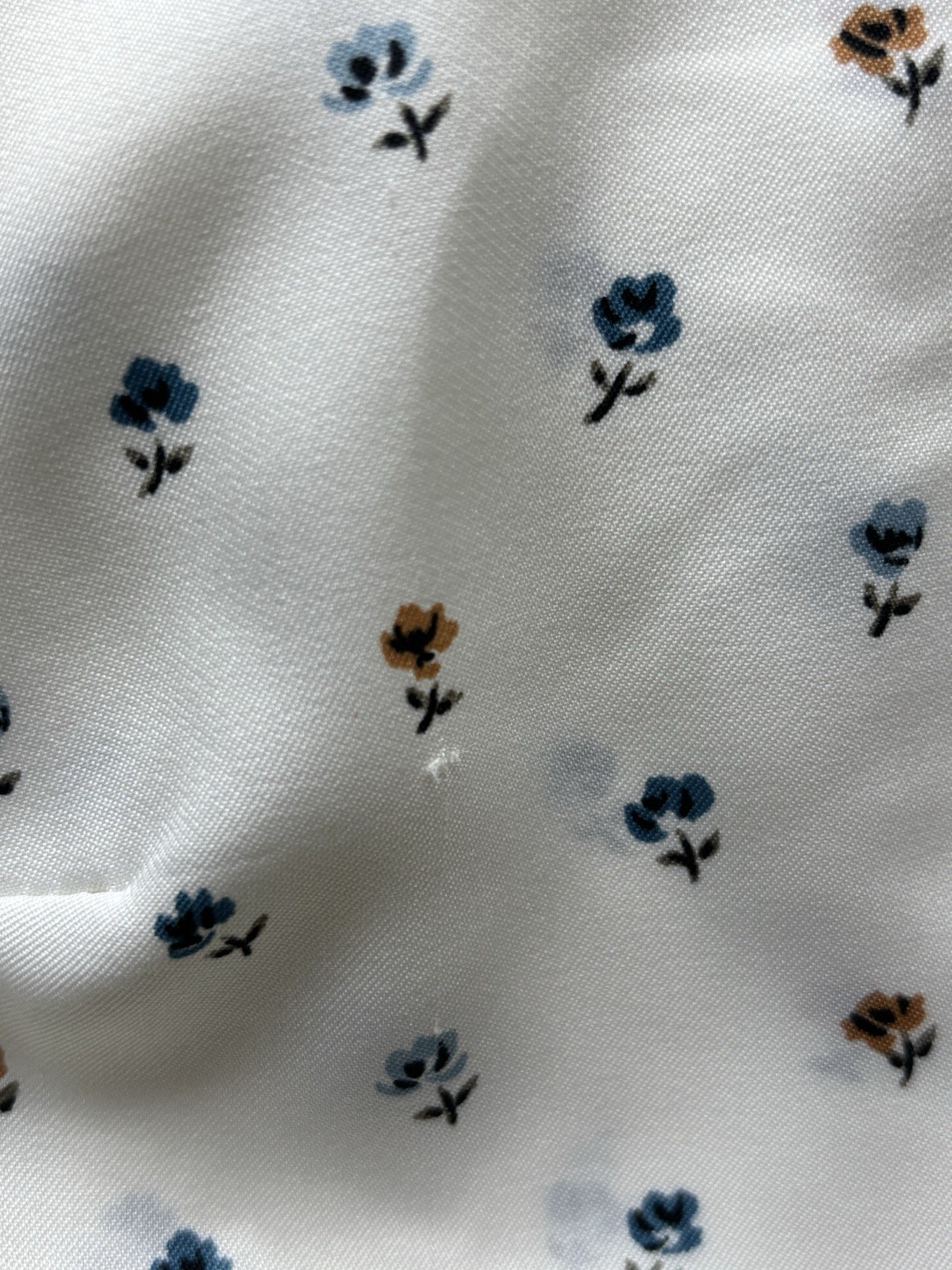 NWT Vintage Womens Blouse Shirt XL Floral – Lean On Klopman Ultressa Dacron Poly