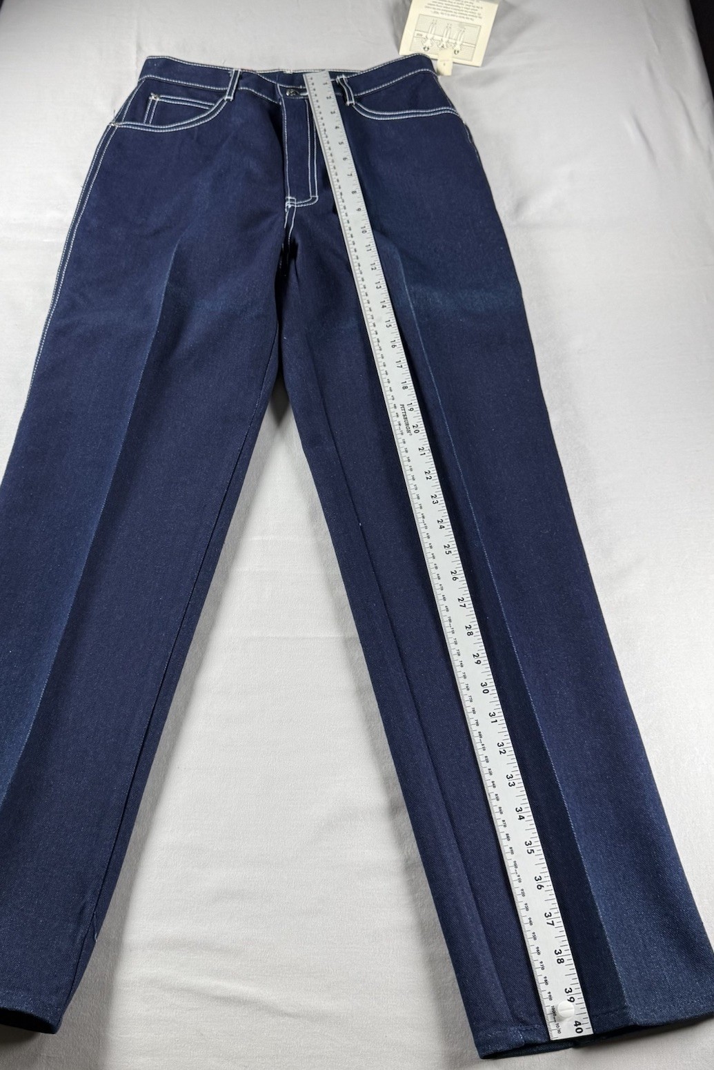VTG Gitano PS Jeans Womens 10 NOS Dark Wash Straight Leg Jeans 28×31 Deadstock