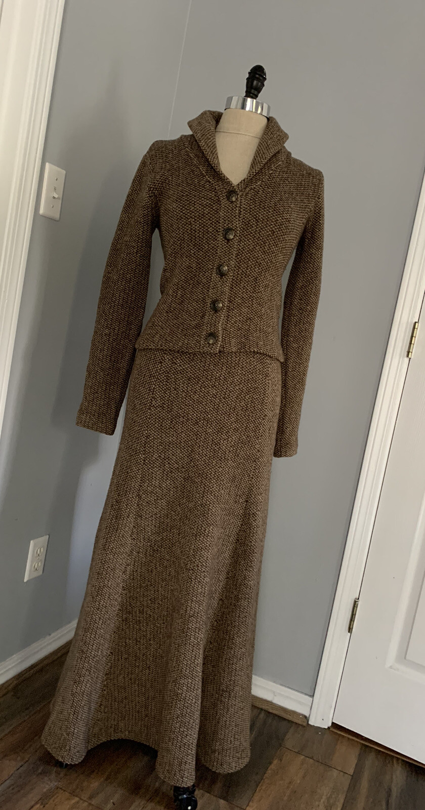 Vintage 90s Ralph Lauren Victorian Country Walking Suit Equestrian Edwardian 2Pc