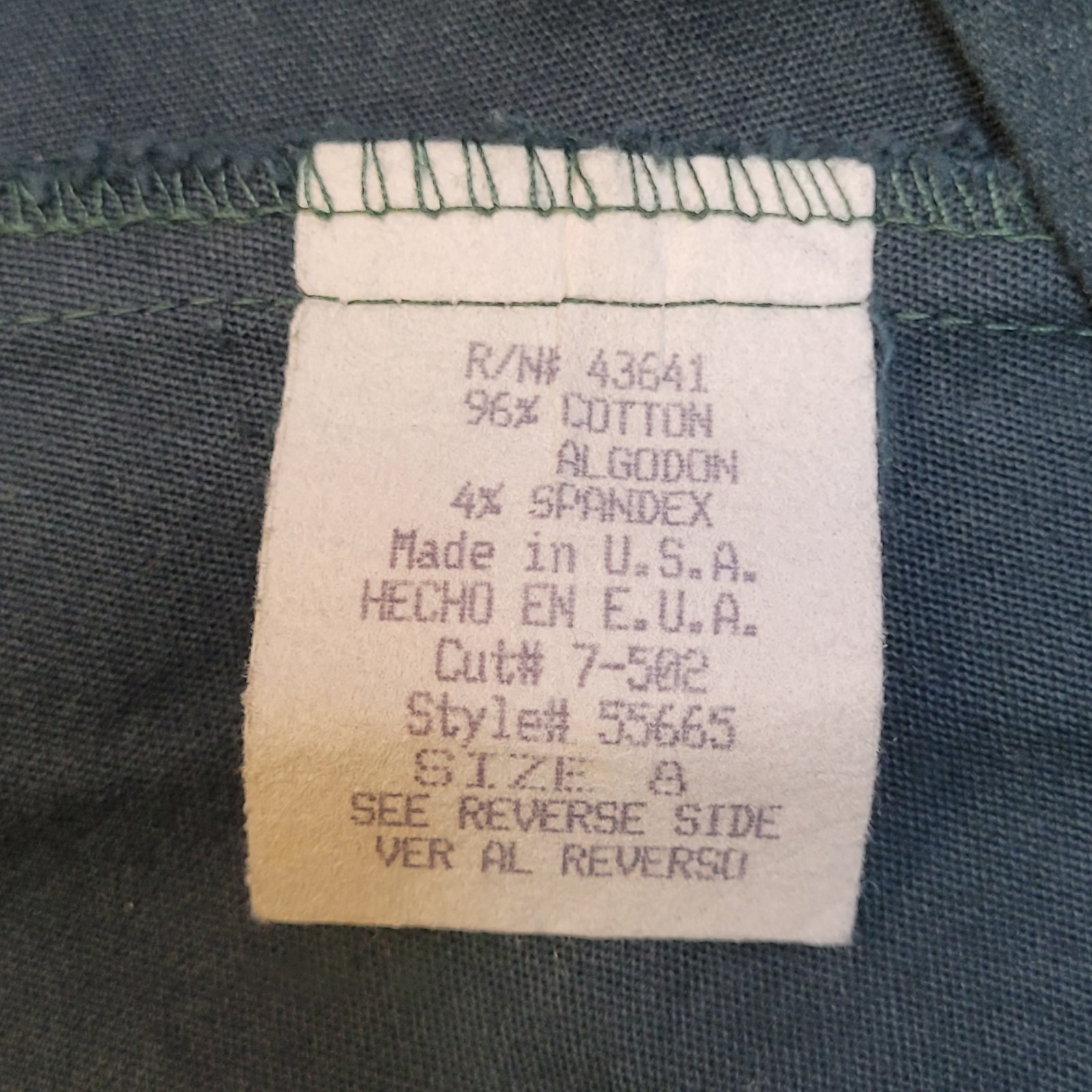 NOS Vtg 80s White Stag Hunter Green Stirrup Pants Stretch High Rise Wmn’s 8 P