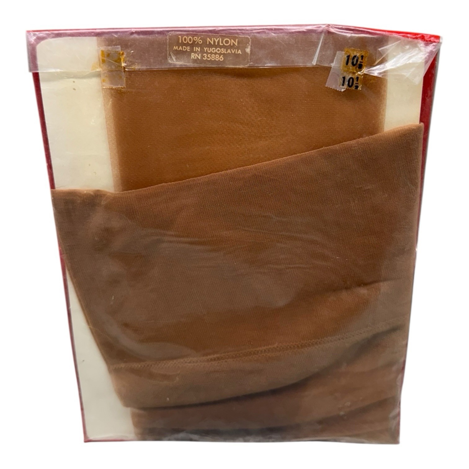 Caprice Seamless Micromesh First Quality Stockings Beige 10 1/2 RHT