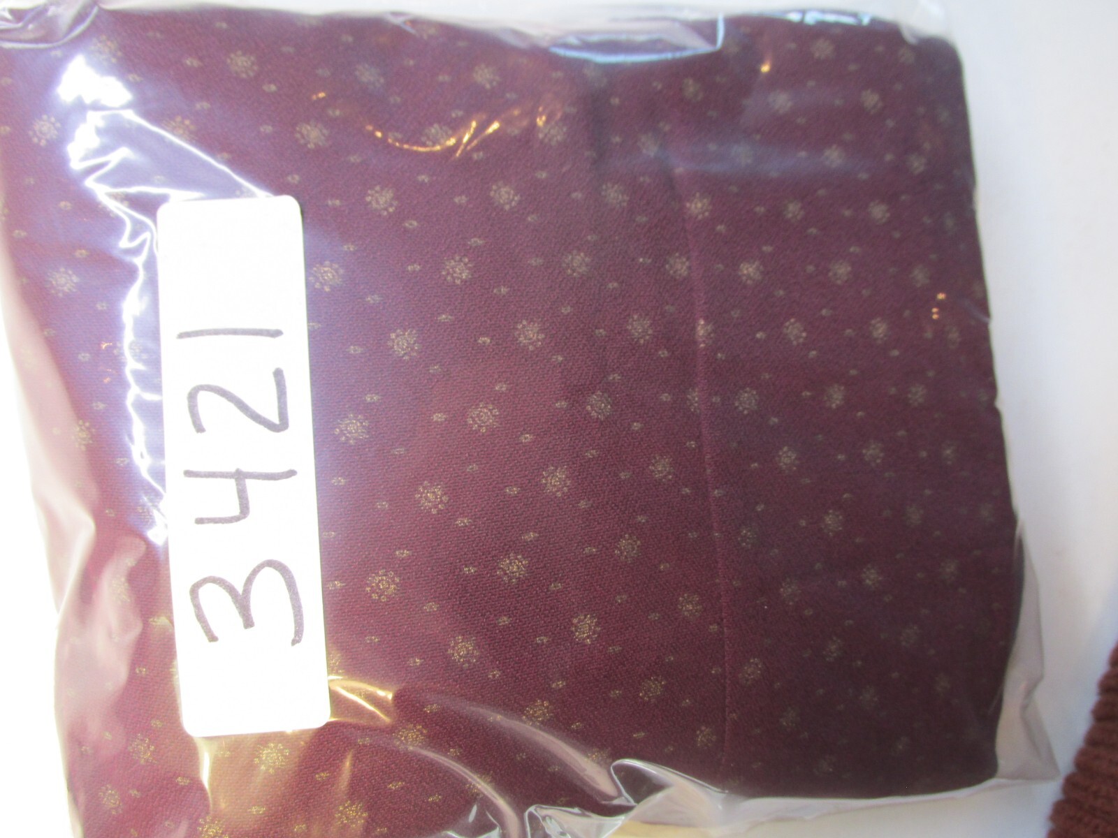 NWT Vintage MOLLY MALLOY Midi Pencil Dress Women Size 10 Burgundy Asian Inspired