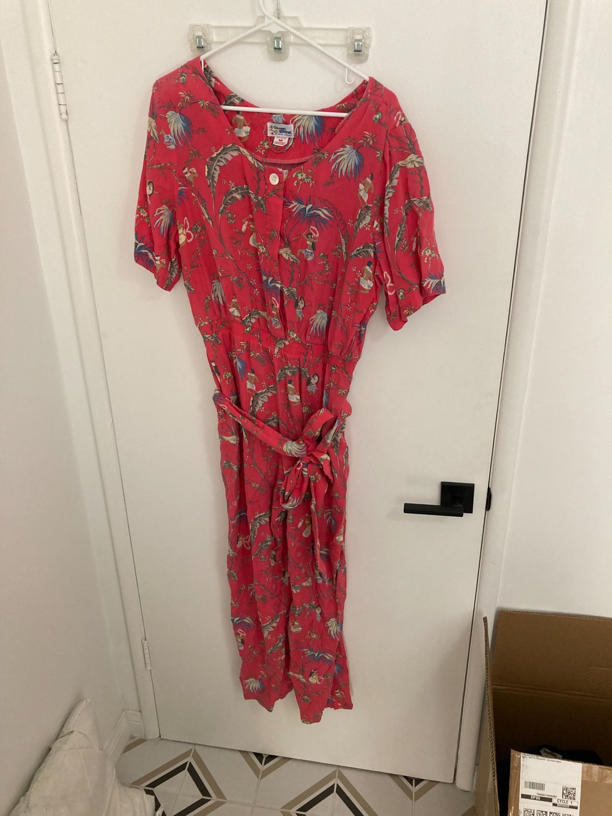 Reyn Spooner Vintage Women’s Hawaiian Romper, Pink, Medium, 1980’s