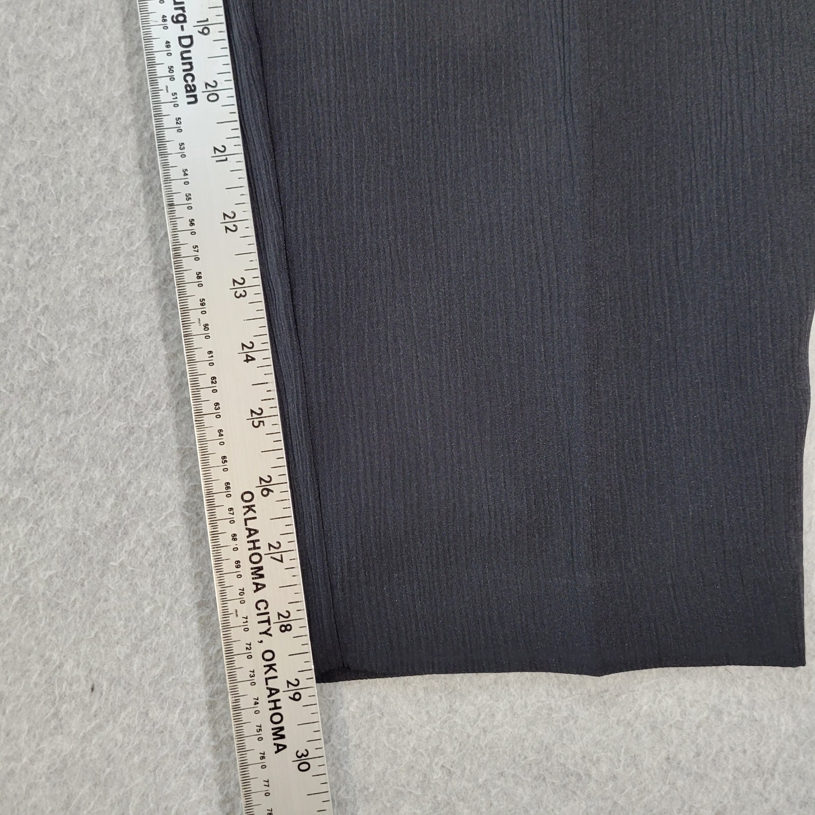 Vintage JG Collection Joyce Pants Polyester Pleated Pull On Womens 14 Black NWT