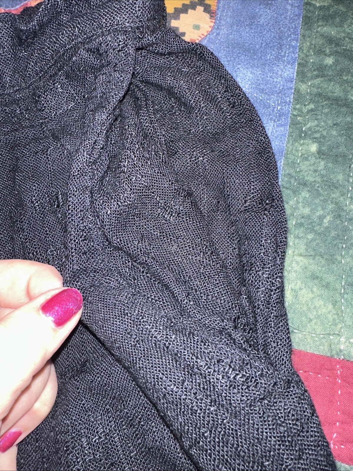 Vintage 80s Francine Browner Pleated Shorts Size 12 Black Linen Loose Waist 28