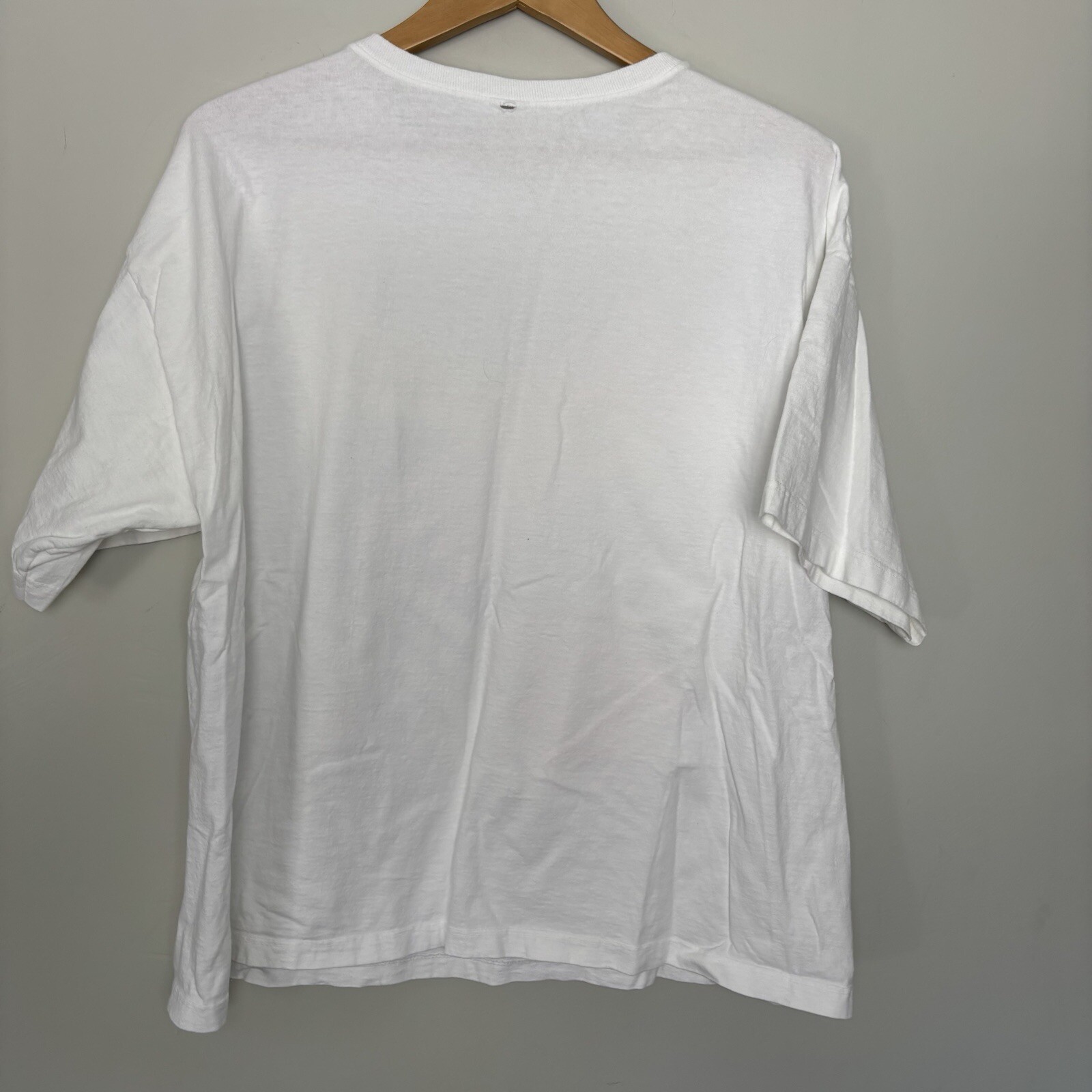 VTG 80s 90s Geometric Abstract New Wave Short Sleeve Tee-Women’s Large Oversized