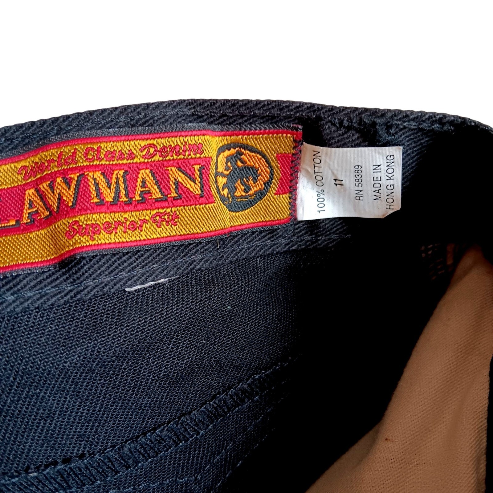 New Vintage Cowgirl Jeans Size 11 28x36Women’s Lawman Slim Fit Black Bootcut