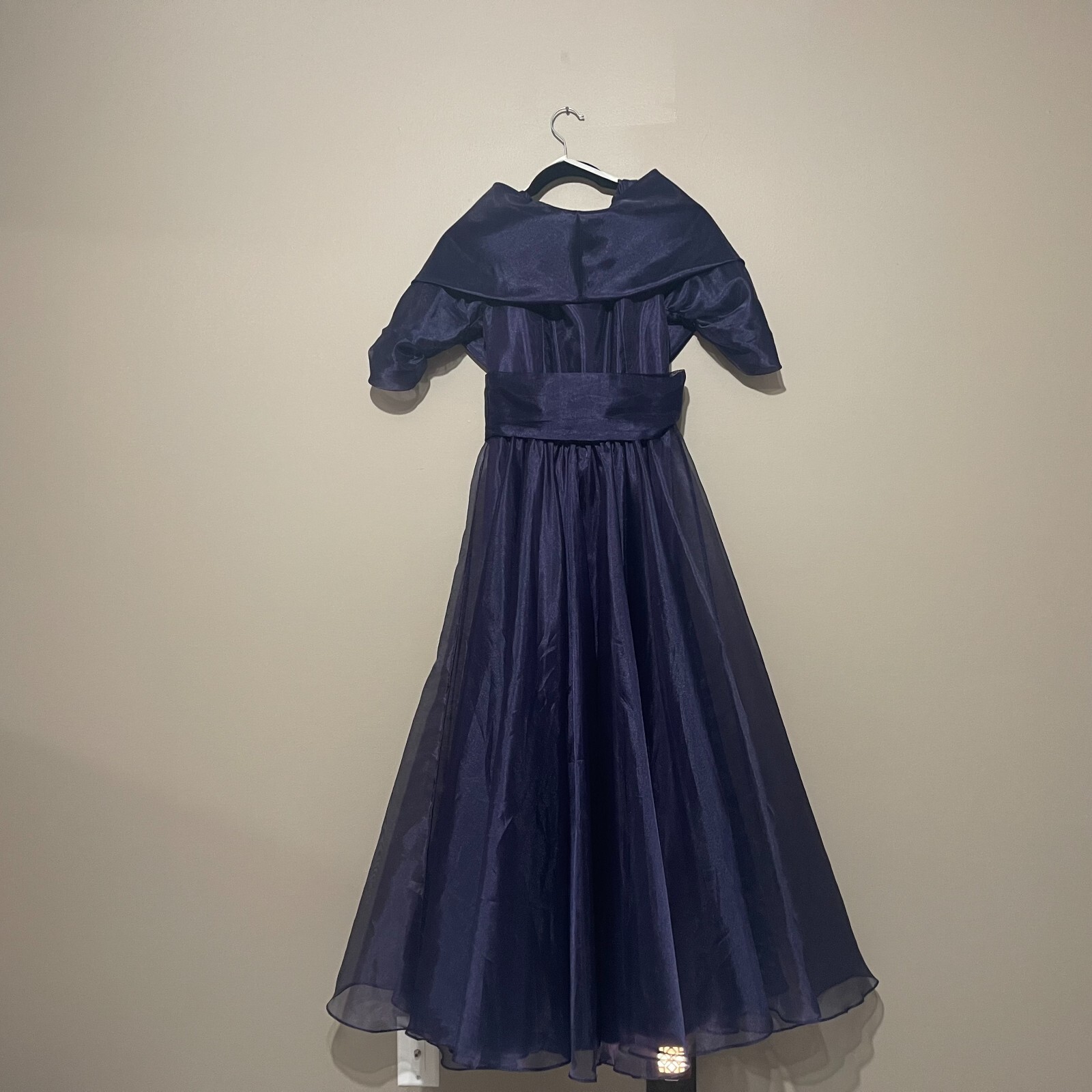 Vintage Watters & Watters Royal Purple Cocktail Dress, Size 4